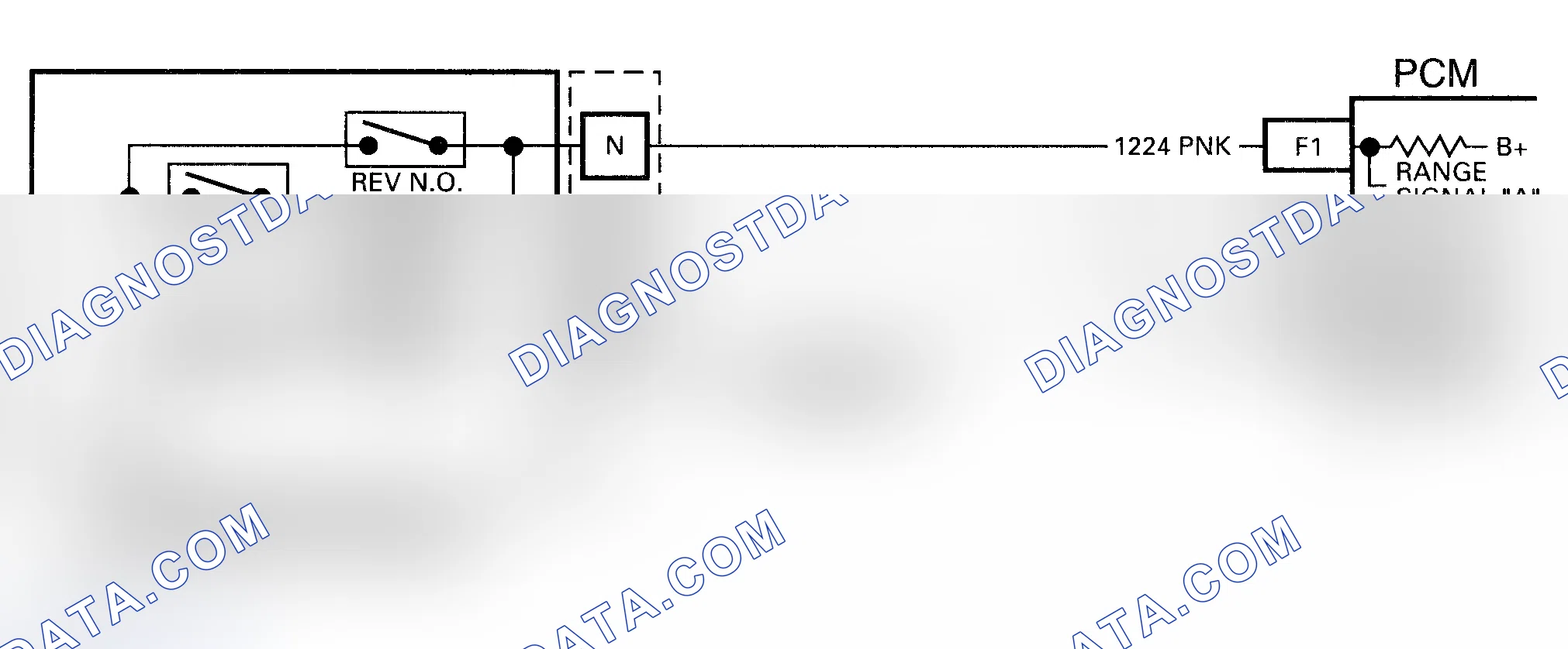 Scheme 19: Code 28 Schematic ("C", "K" & "P" Series) Transmission Range Pressure Switch