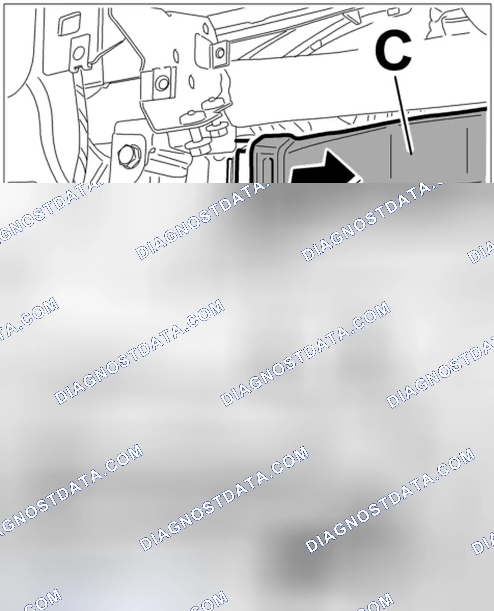 Scheme 57: Removing right air guide
