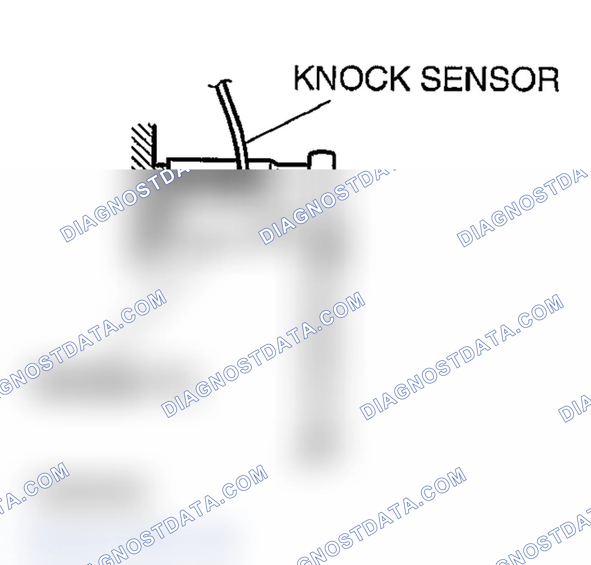 Scheme 44: >>A<< KNOCK SENSOR INSTALLATION