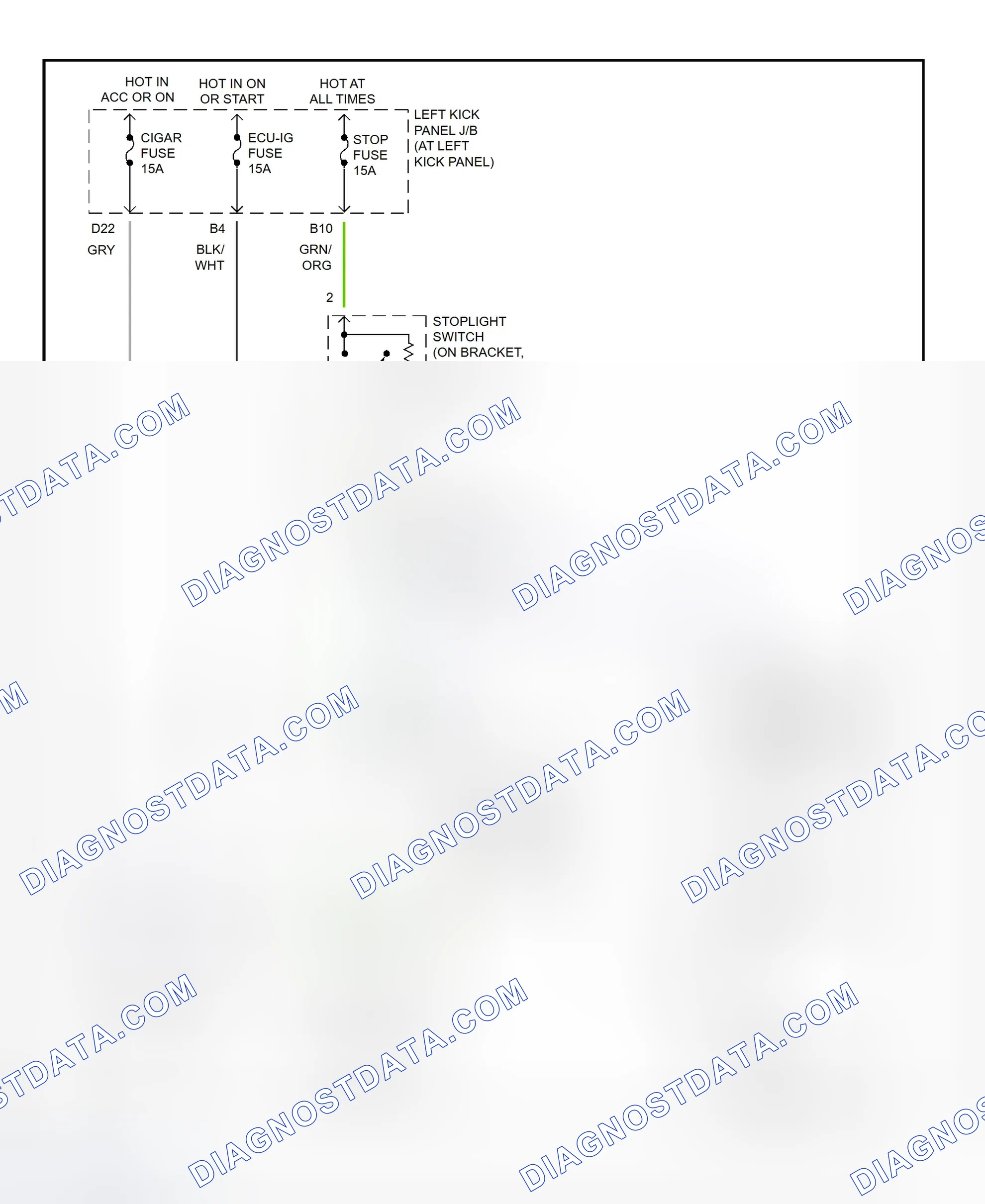 Scheme 312: Shift Interlock System Wiring Diagram (2002 - Lexus LX470)