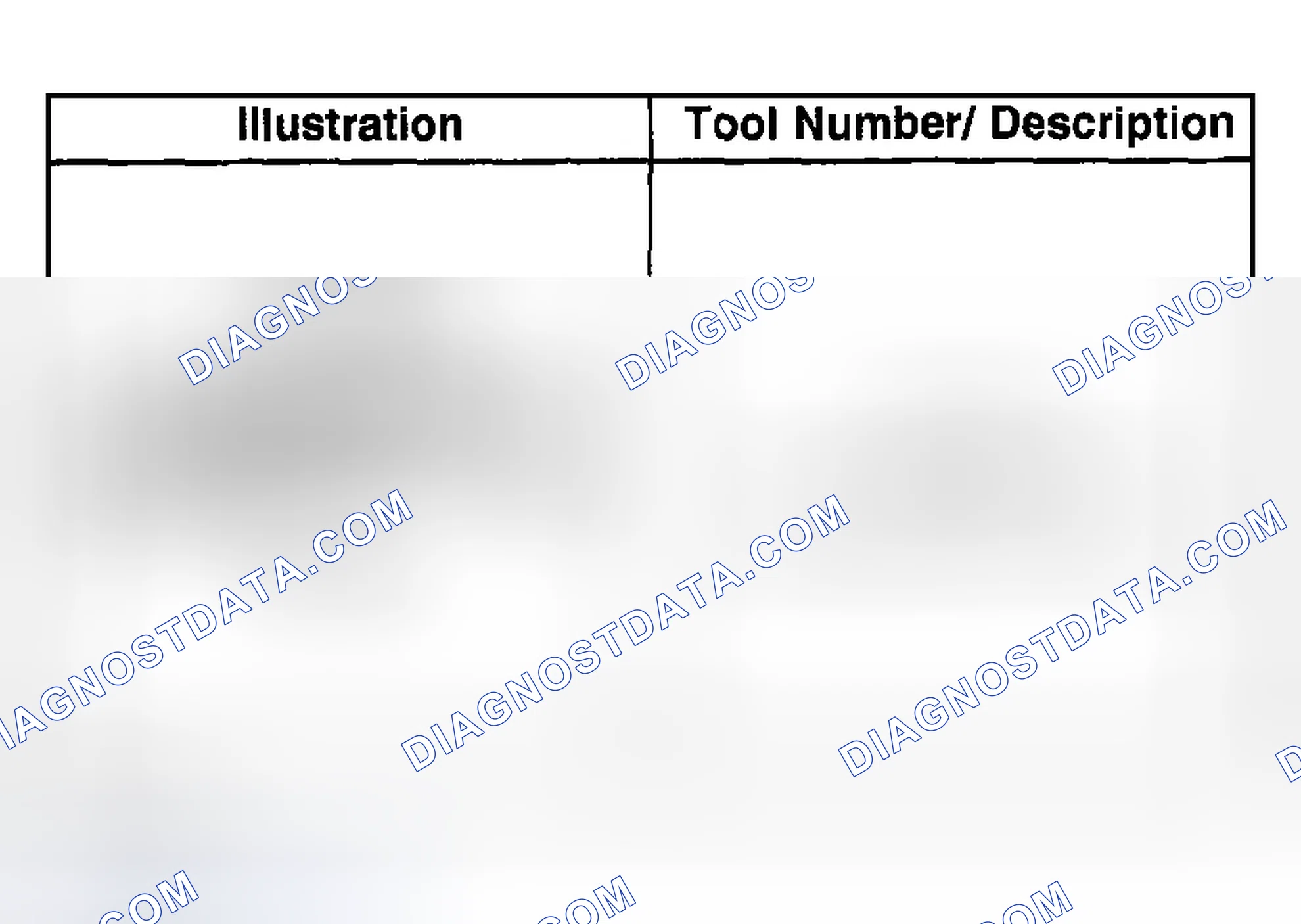 Scheme 1: Special Tools and Equipment