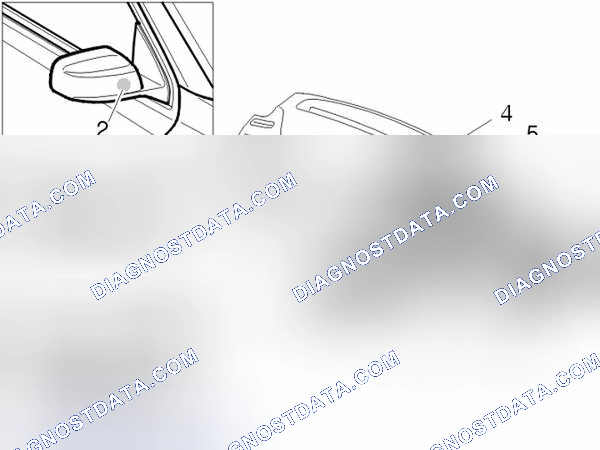 Scheme 9: Passenger Compartment/Door Mirror