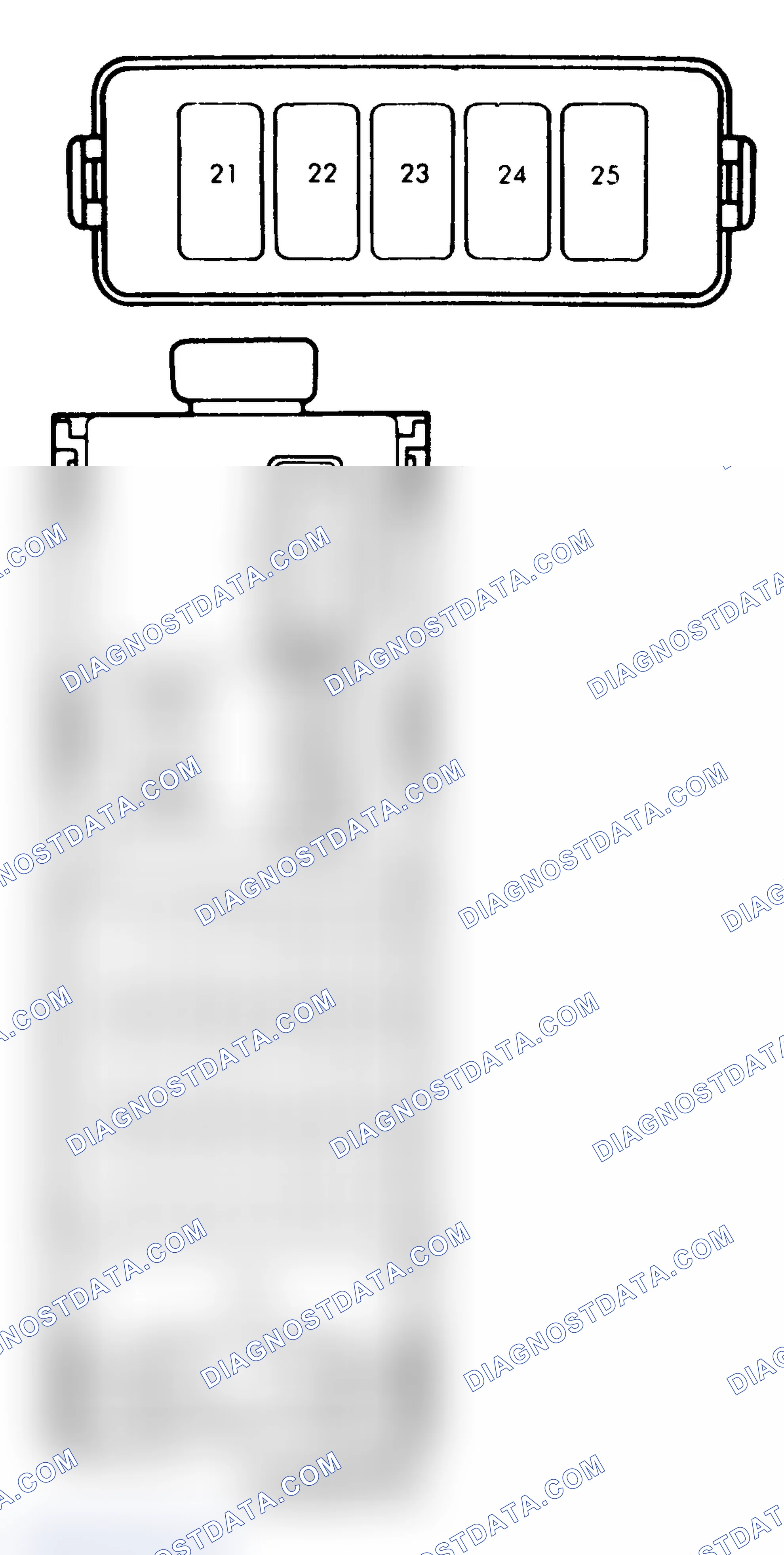 Scheme 12: FUSE PANEL & FUSE BLOCK IDENTIFICATION (1986-87)