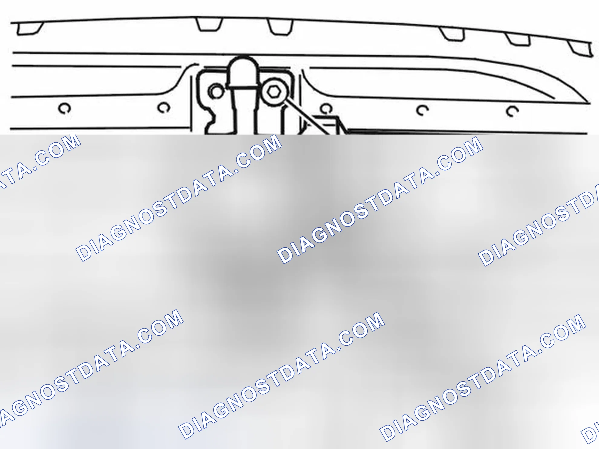 Scheme 95: Removing the electric motor front height adjustment