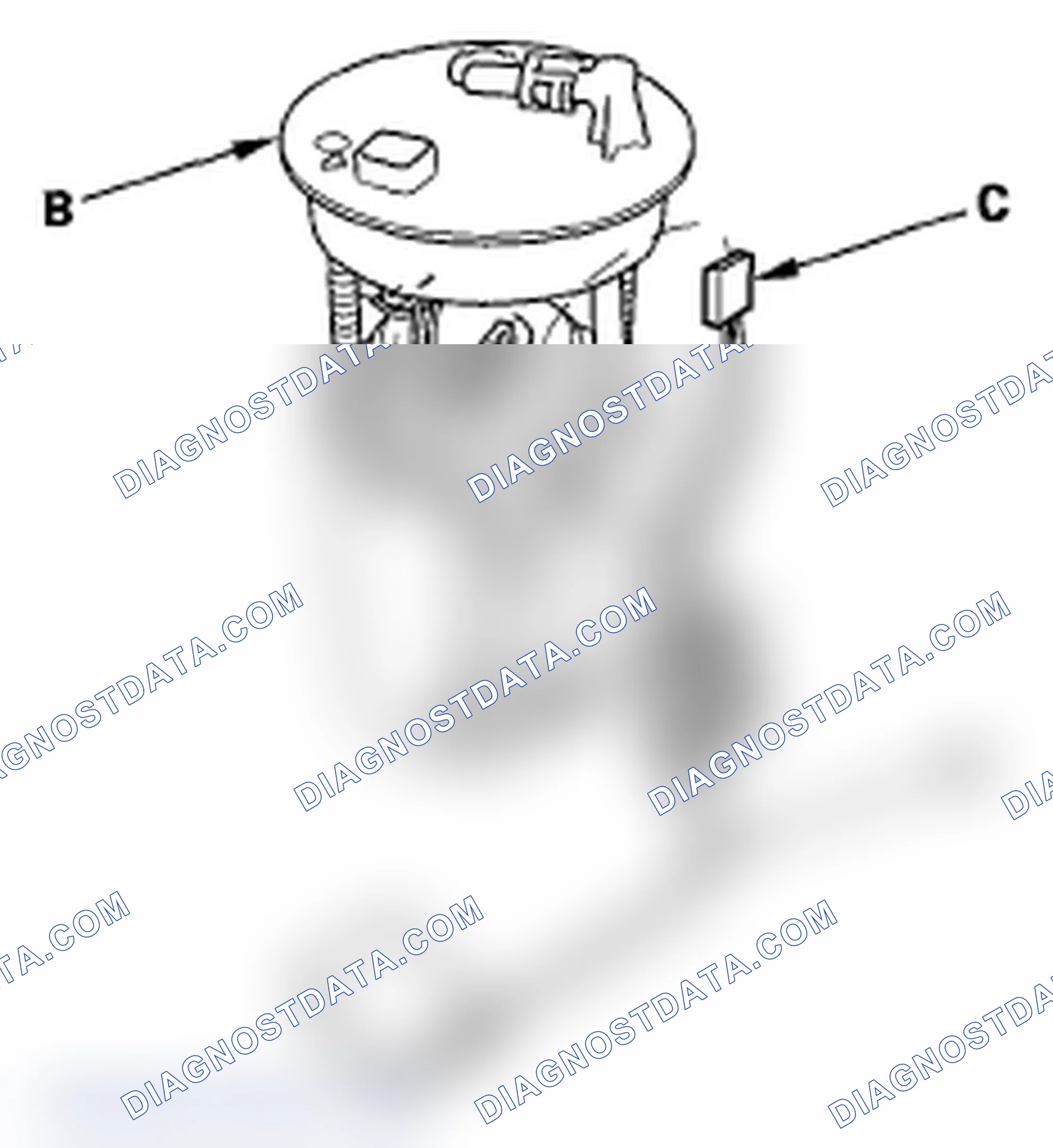 Scheme 142: Fuel Pump/Fuel Gauge Sending Unit Replacement