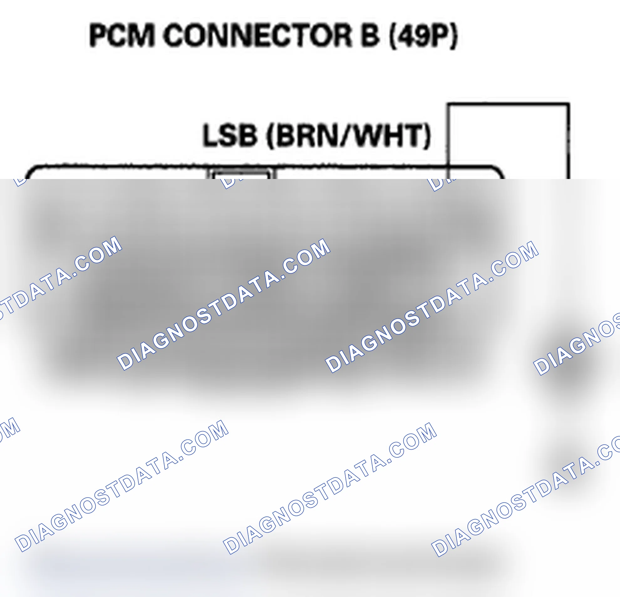 Scheme 96: DTC P0966: Problem in A/T Clutch Pressure Control Solenoid Valve B Circuit