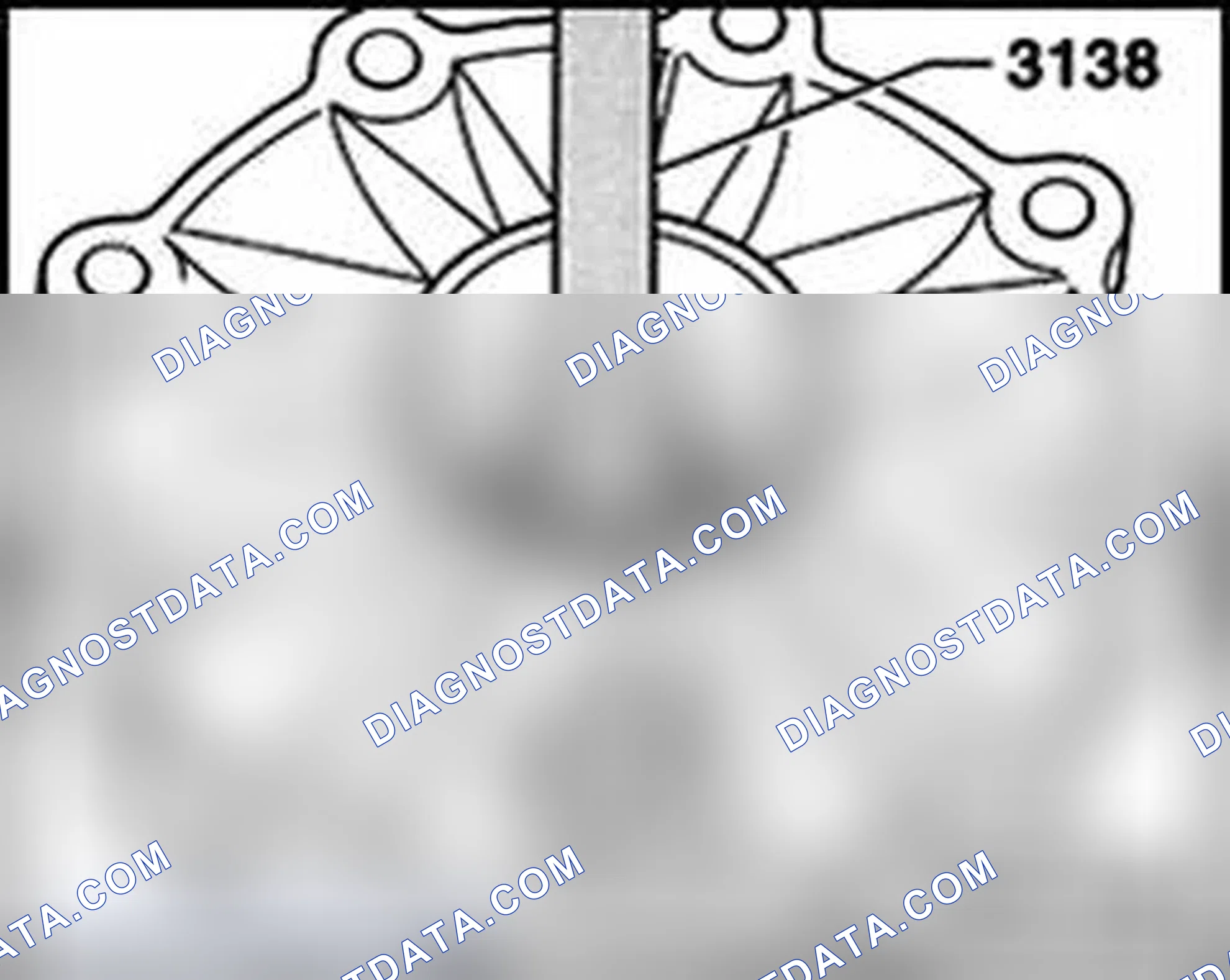 Scheme 1607: Driving out outer race for large taper roller bearing out of cover