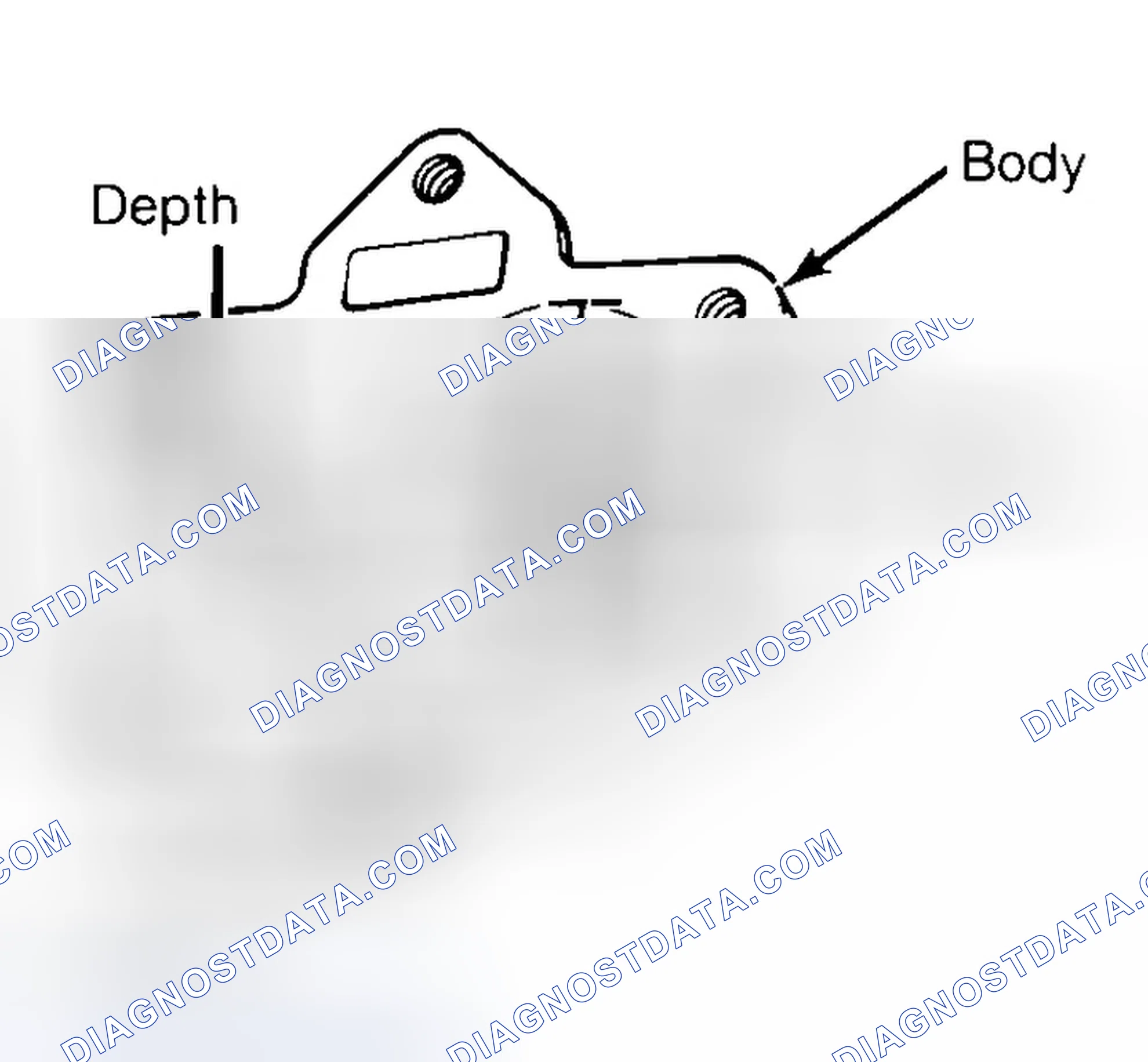 Scheme 35: Measuring Oil Pump Gear Cavity