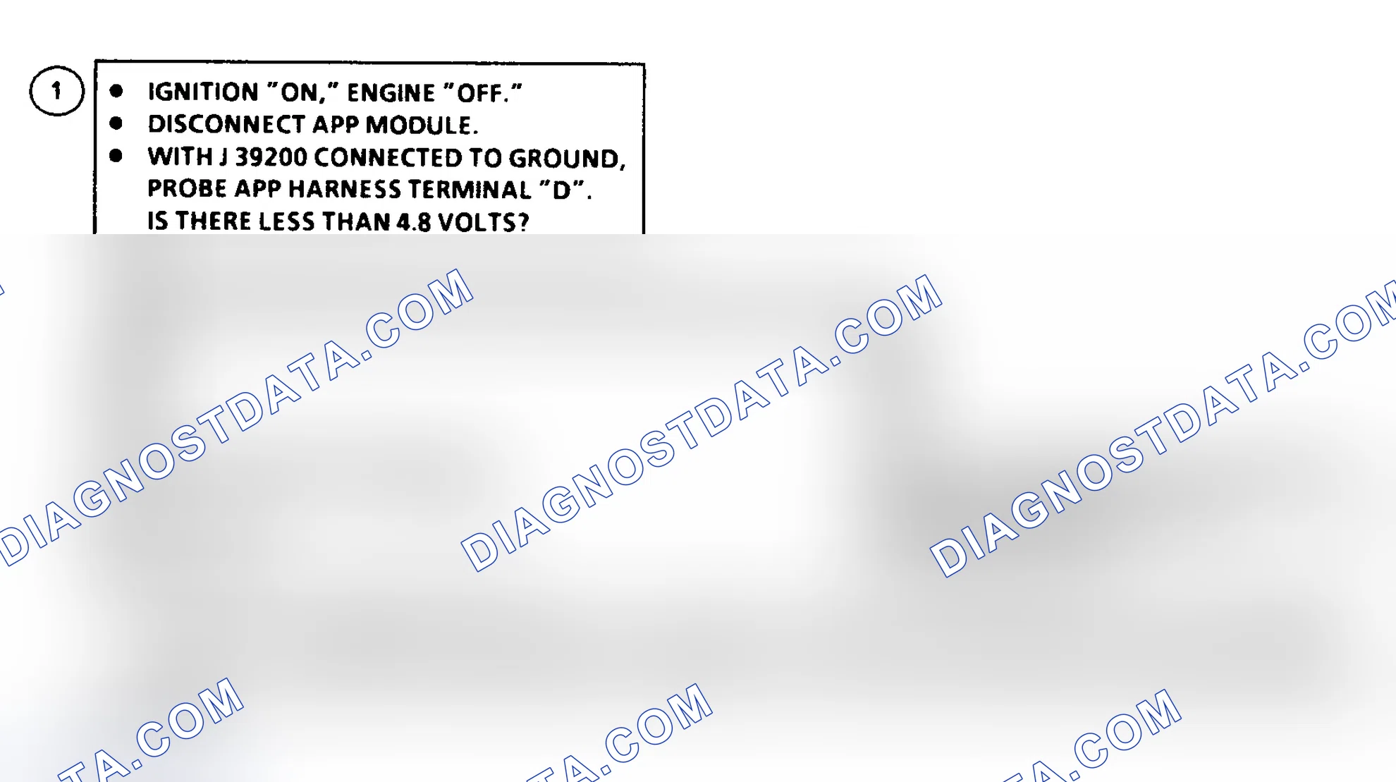 Scheme 372: DTC 99 Flow Chart ("C" & "K" Series) APP No. 2 (5-Volt Reference Fault)