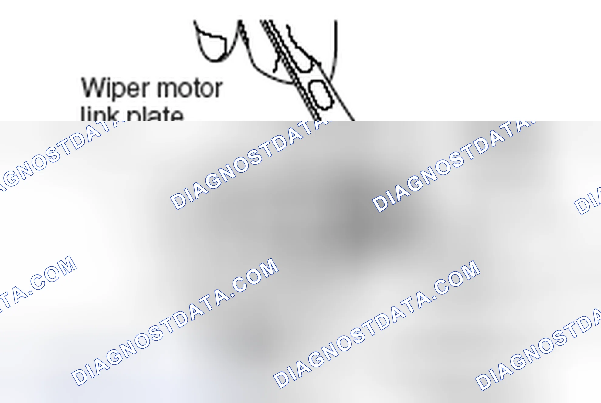 Scheme 71: << B >> WIPER MOTOR LINK PLATE/WINDSHIELD WIPER MOTOR REMOVAL