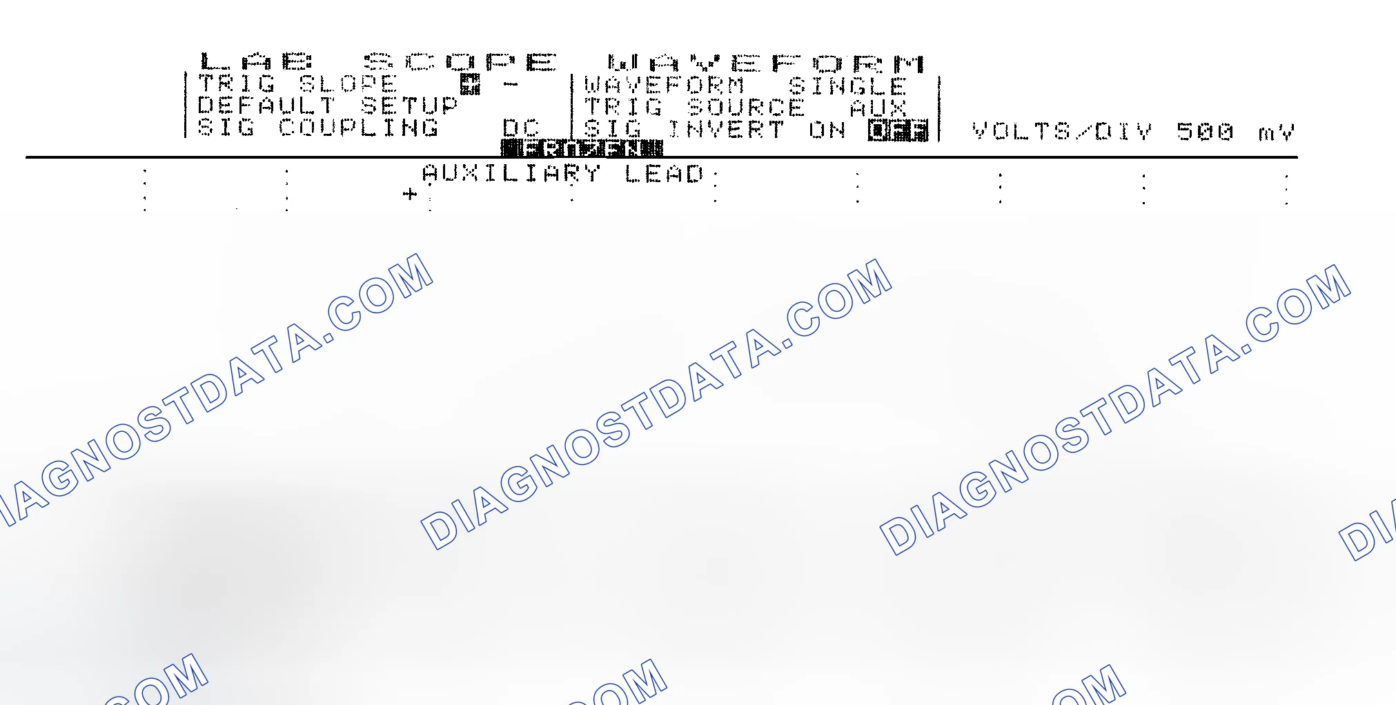 Scheme 14: Single Injector w/Excessive Current Flow - Current Pattern