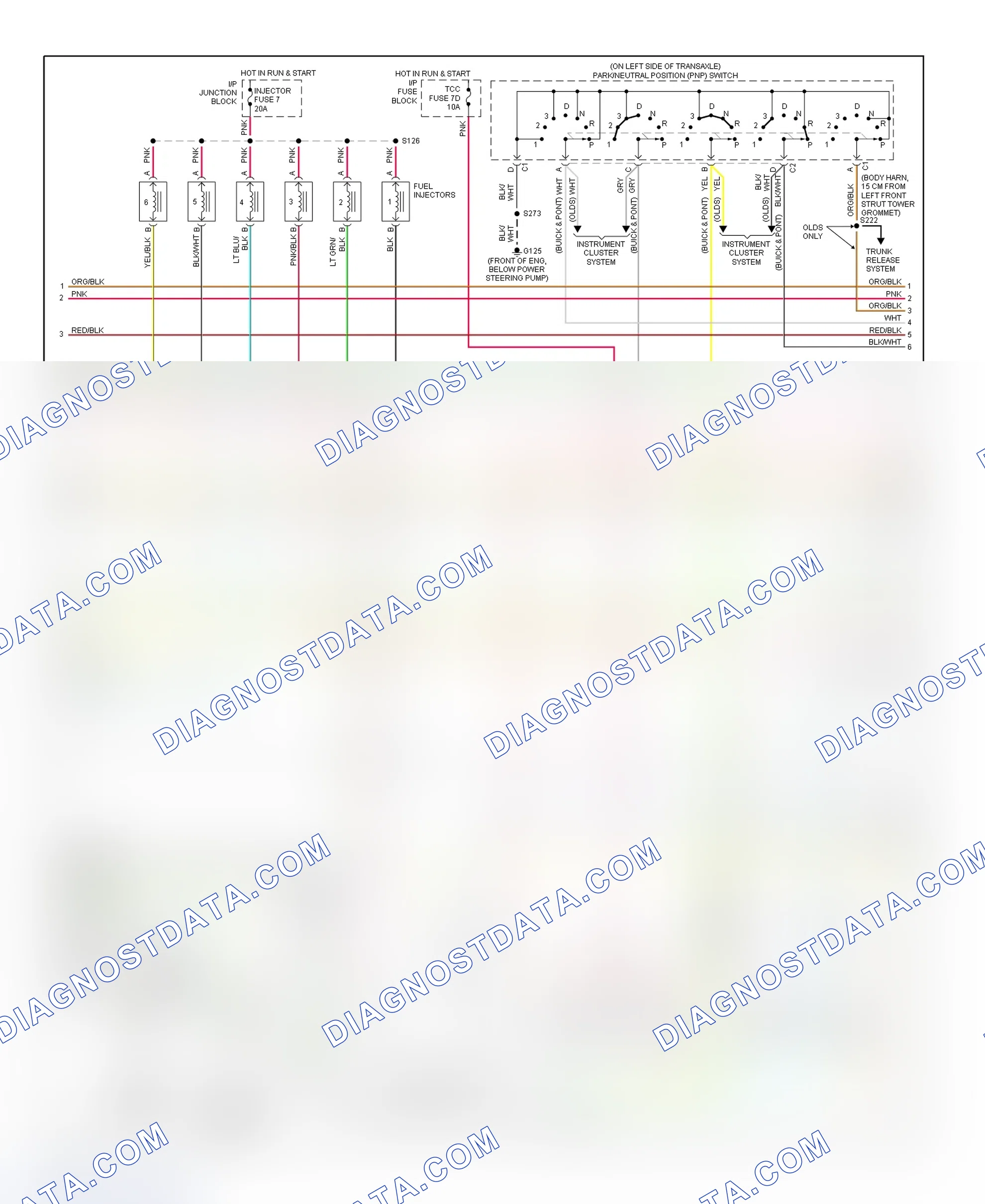 Scheme 20: PCM Wiring Diagram (Bonneville, Eighty Eight, LeSabre & LSS - 3.8L - 2 Of 4)