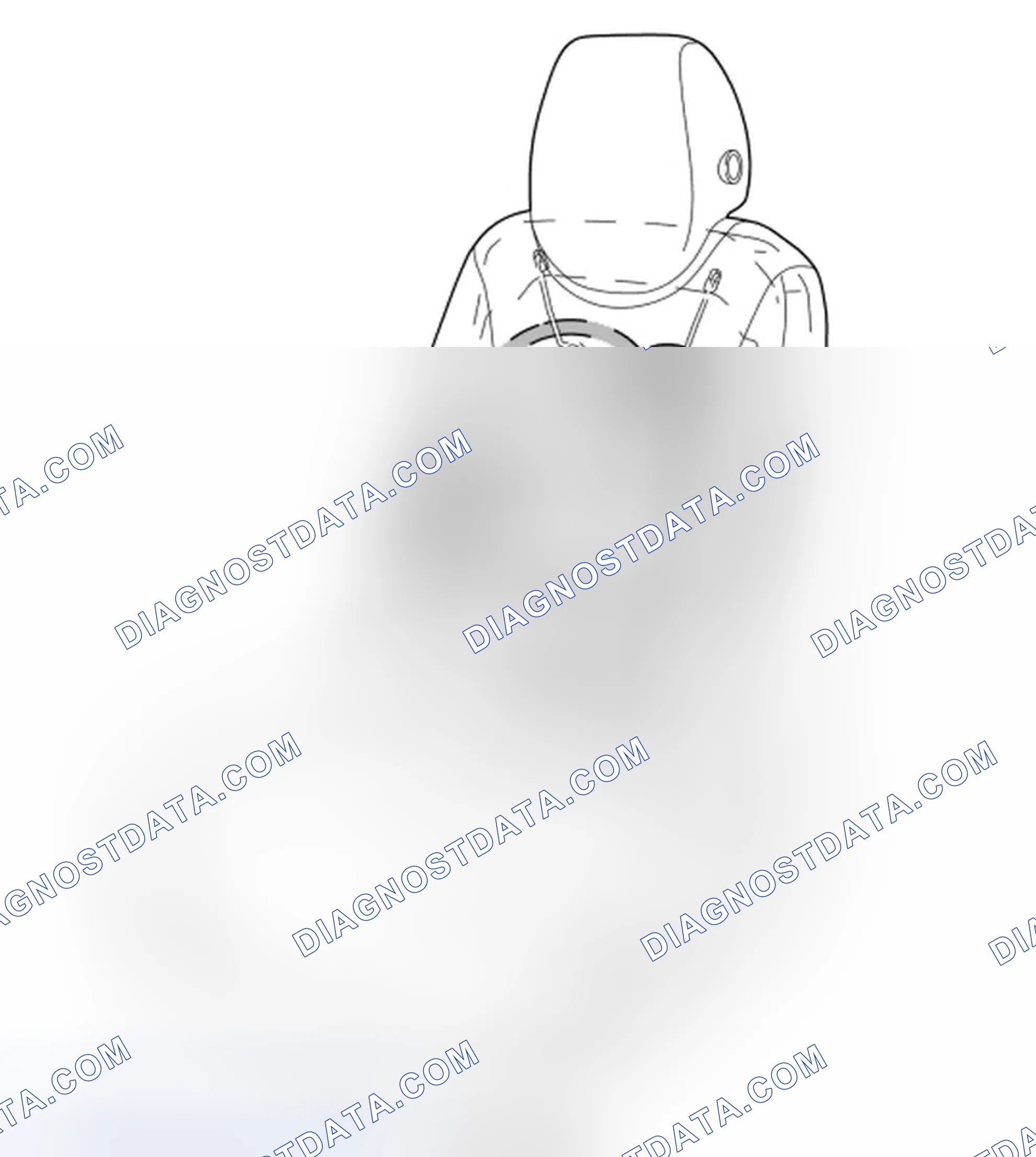 Scheme 1: Removing motor for lumbar adjustment