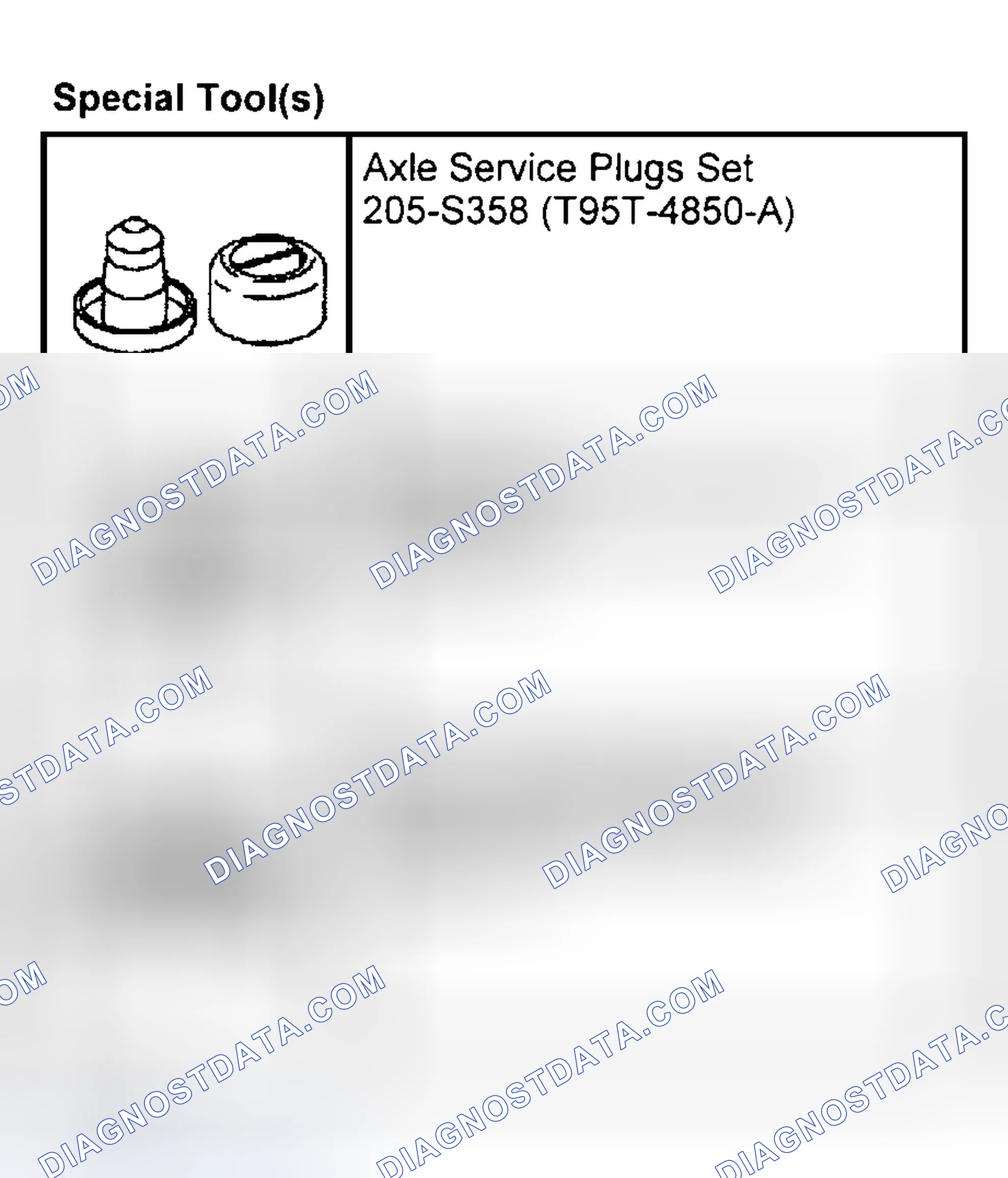 Scheme 1: SPECIAL TOOLS