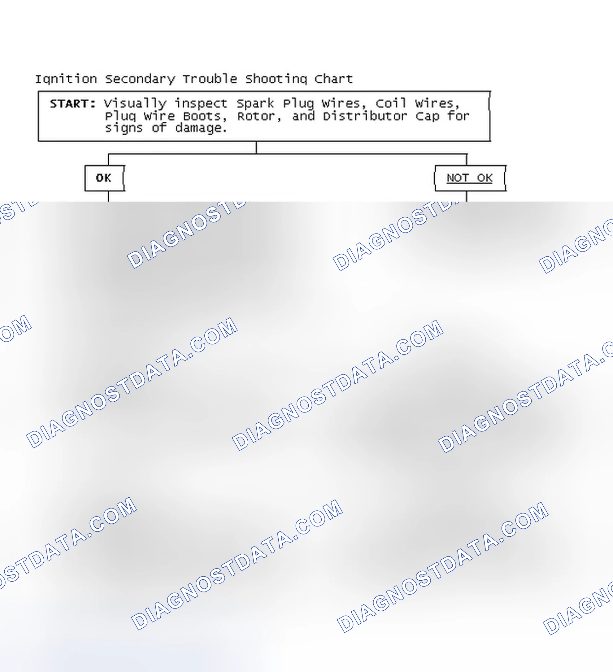 Scheme 1: Ignition Secondary Trouble Shooting Chart