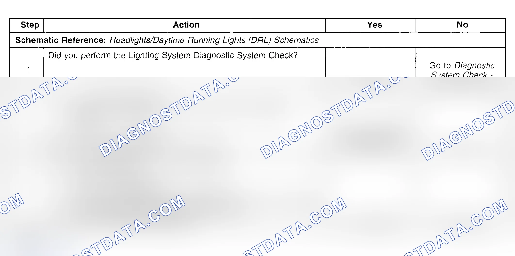 Scheme 126: HEADLAMPS INOPERATIVE - LOW BEAMS