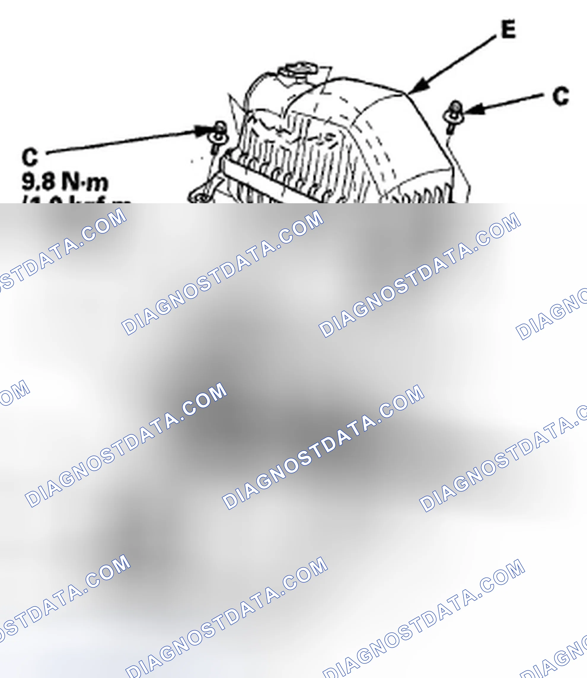 Scheme 347: Air Cleaner Removal/Installation