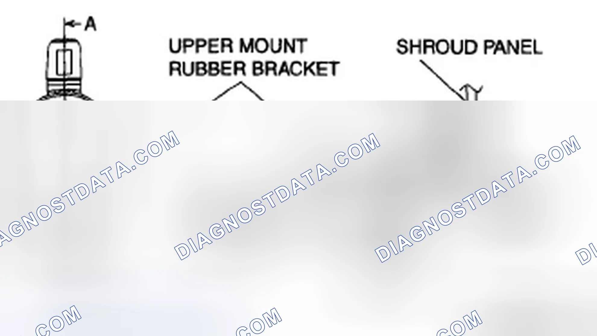 Scheme 25: Upper Mount Rubber Bracket Removal Note