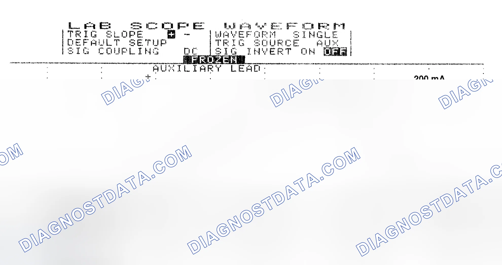 Scheme 13: Single Injector w/Normal Current Flow - Current Pattern