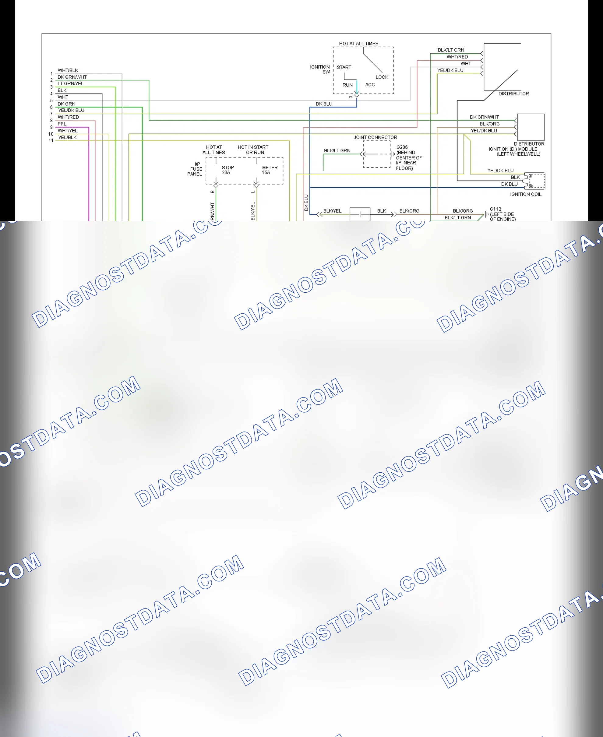 Scheme 24: EEC Wiring Diagram Escort 1.8L M/T & Tracer 1.8L M/T - 2 Of 2