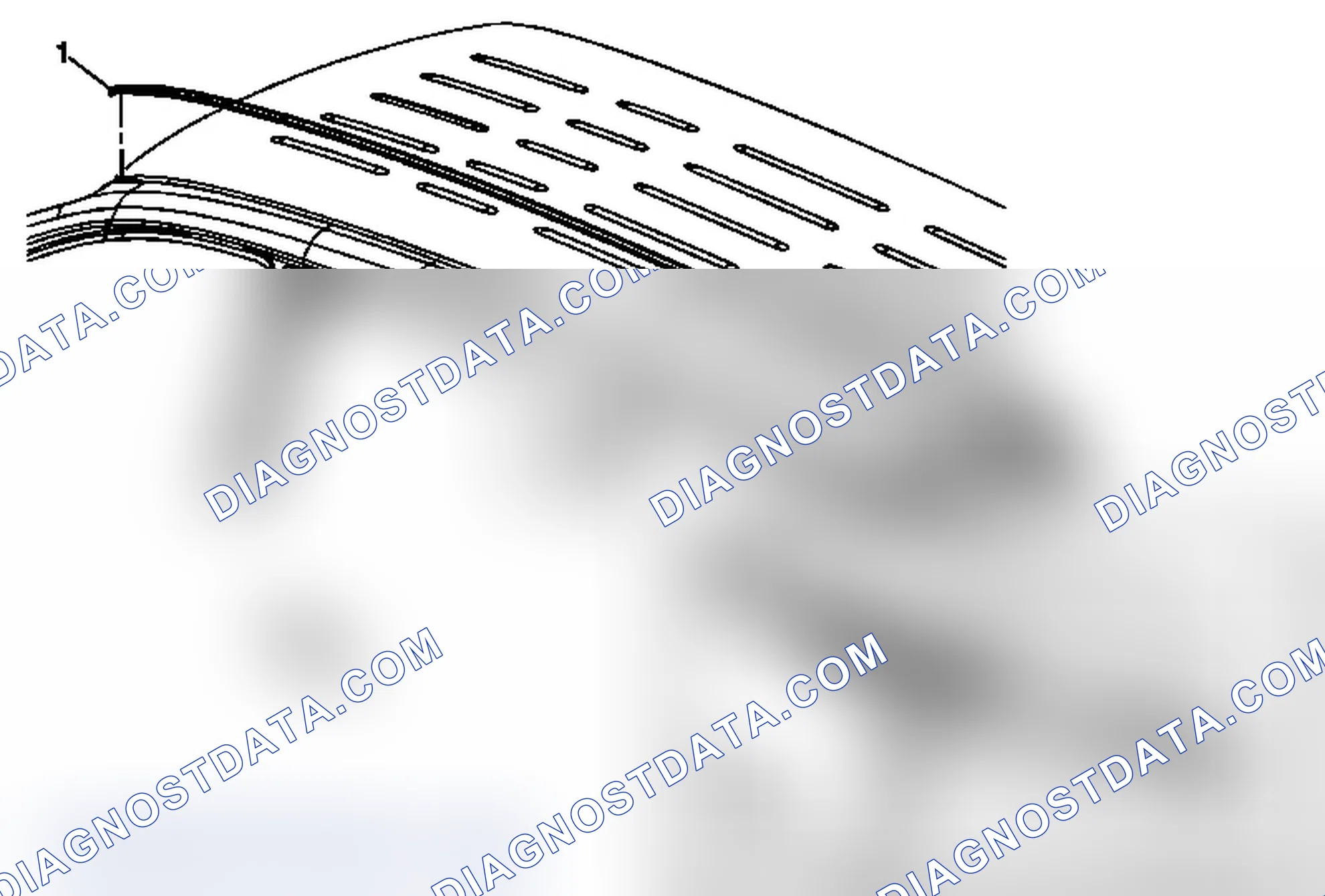 Scheme 58: Roof Panel Joint Finish Molding Replacement (Traverse)