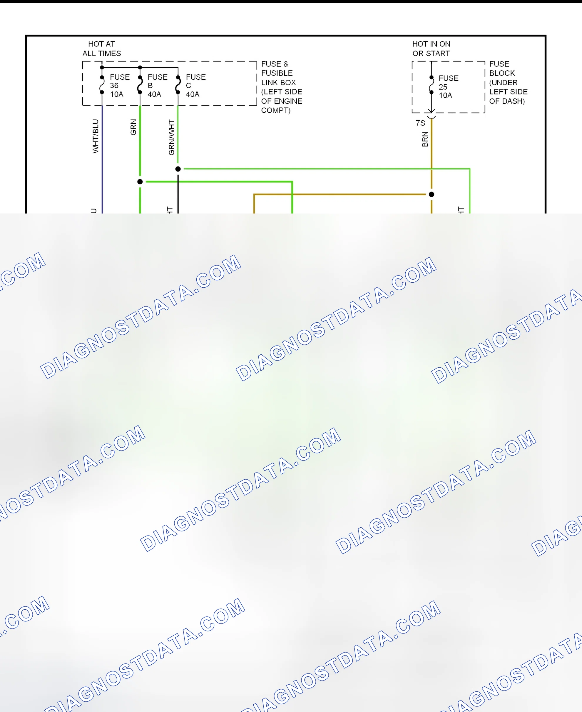 Scheme 9: Electric Cooling Fan System Wiring Diagram (1999-2000 Altima)