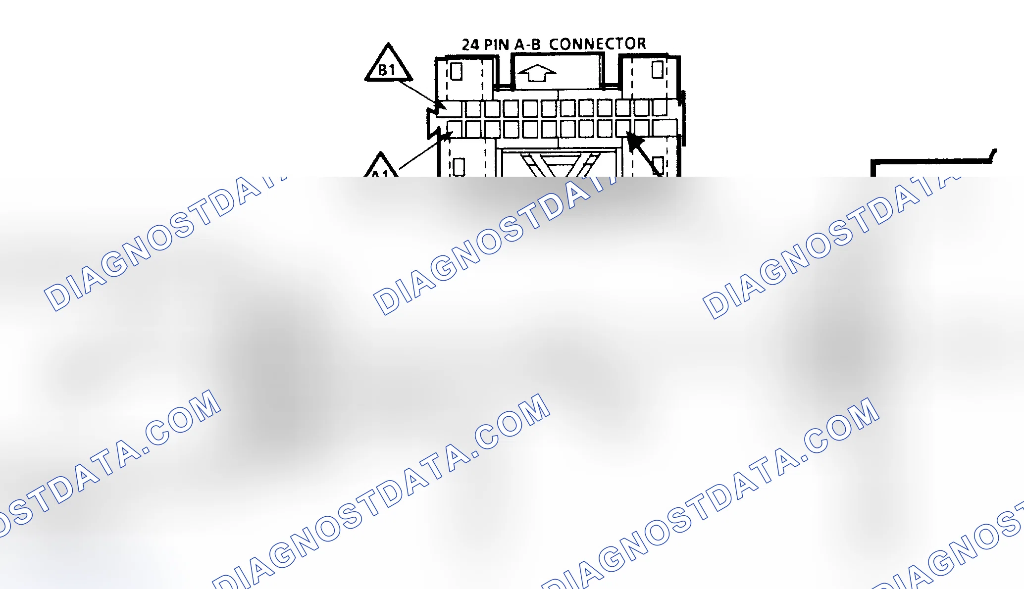 Scheme 305: Code 24 Schematic, Vehicle Speed Sensor ("C" & "N" Series)
