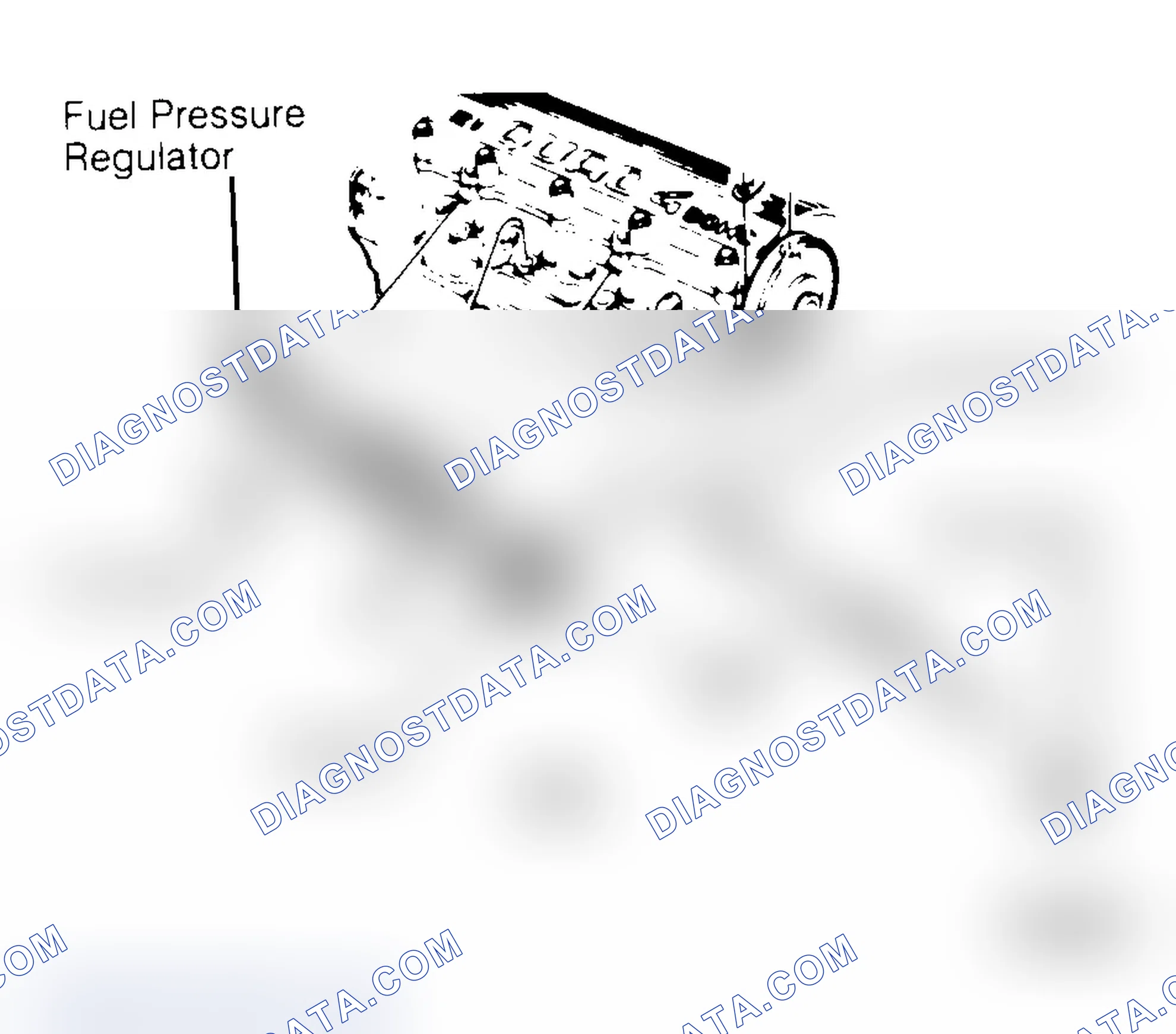 Scheme 84: View Of 2.3L Fuel Rail Assembly