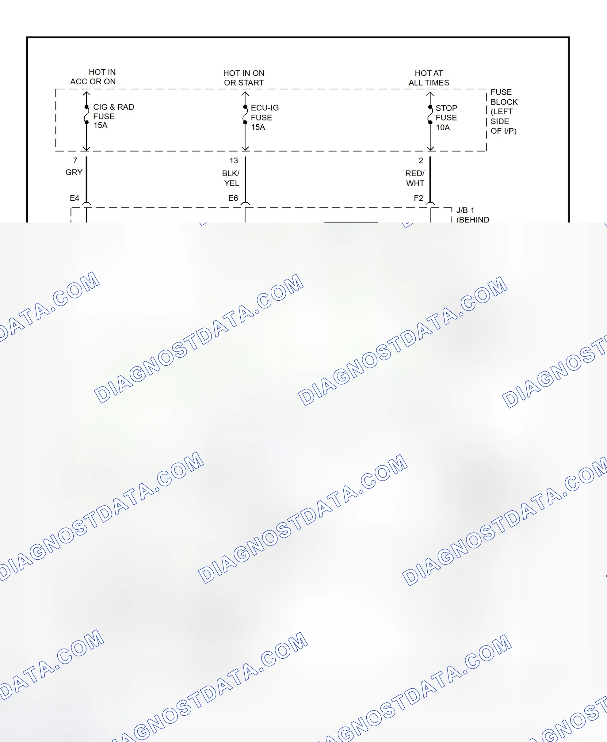 Scheme 19: Shift Interlock System Wiring Diagram (1996 RAV4)