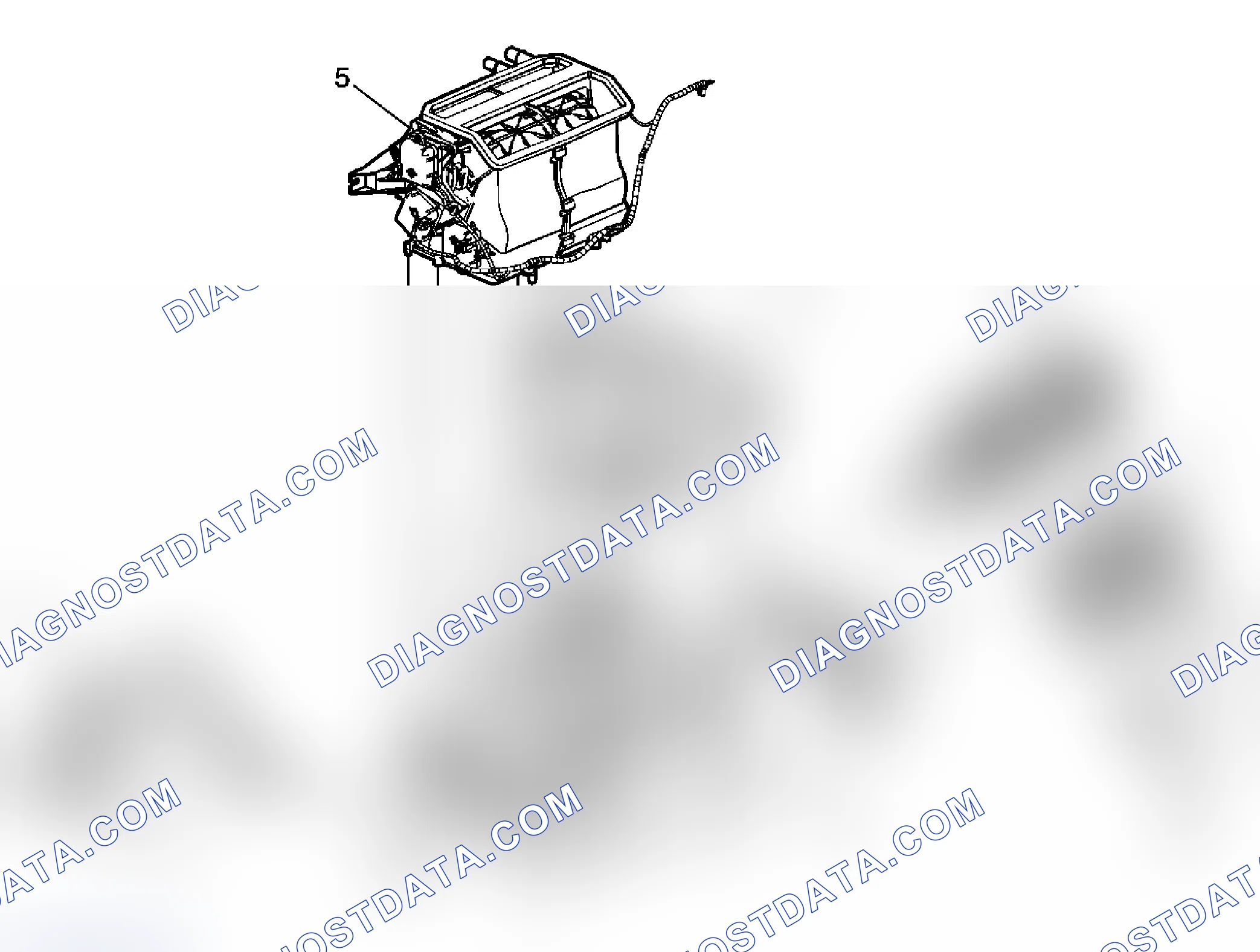Scheme 14: Air Conditioning (A/C) Evaporator Case Assembly Replacement