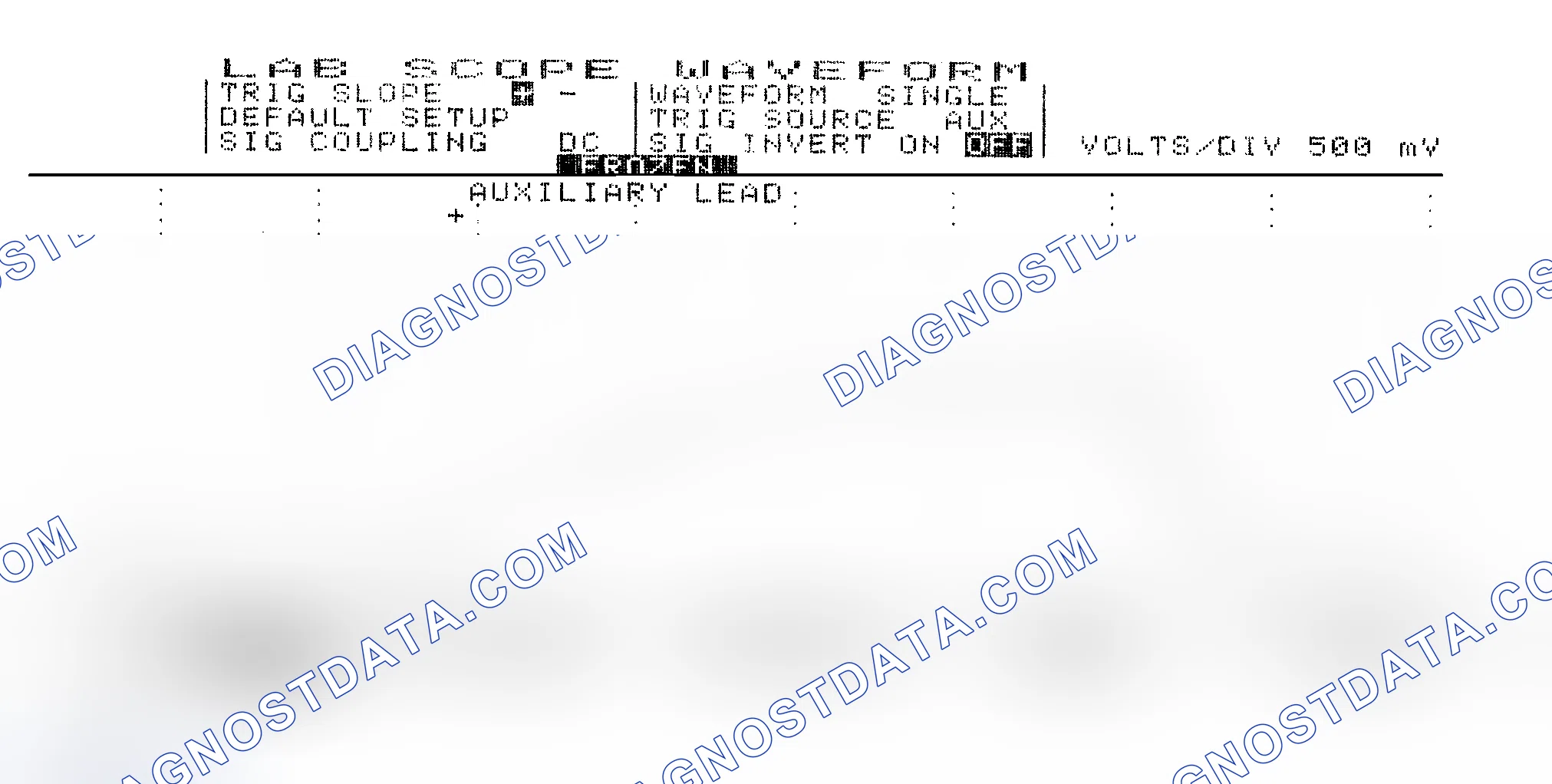 Scheme 14: Single Injector w/Excessive Current Flow - Current Pattern