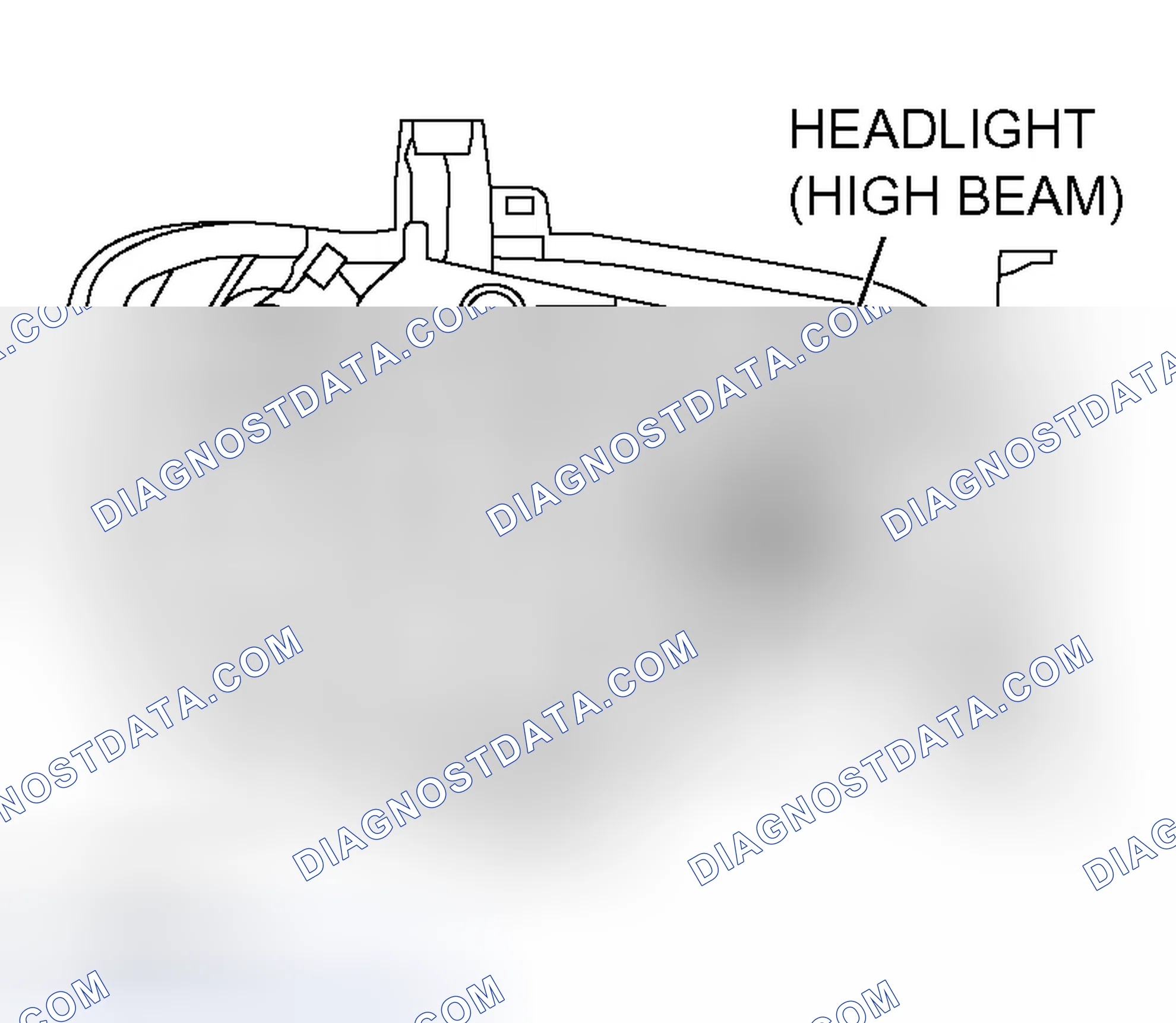 Scheme 308: Headlight Bulb (High beam)