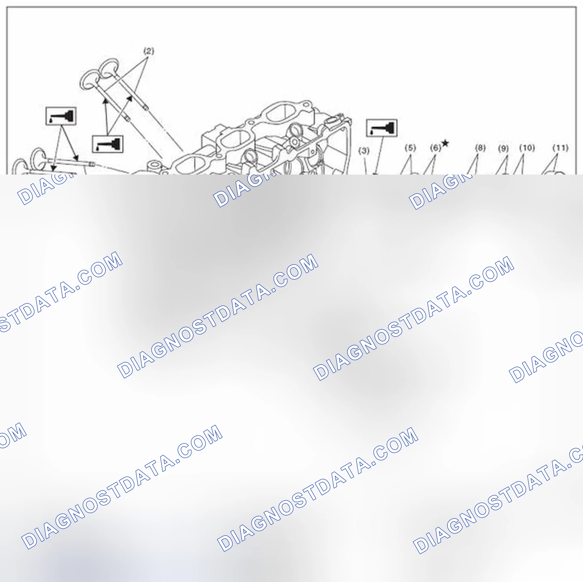Scheme 473: CYLINDER HEAD AND VALVE ASSEMBLY