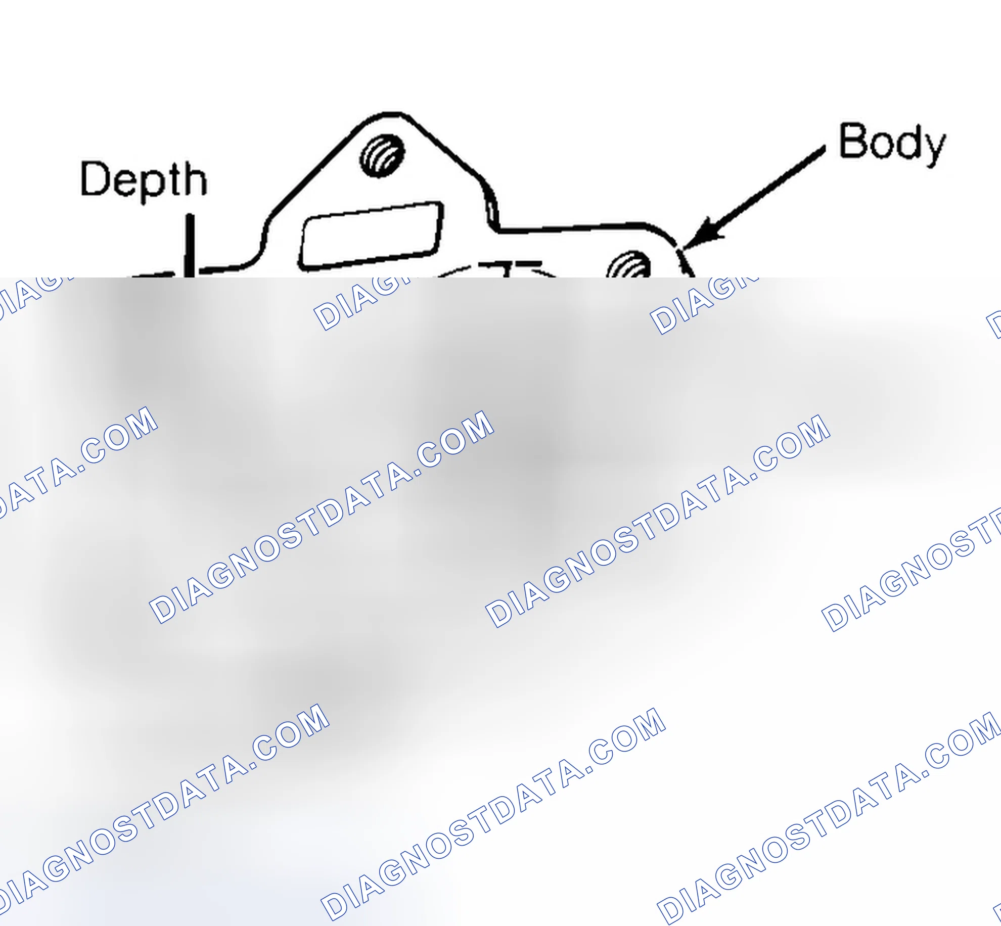 Scheme 35: Measuring Oil Pump Gear Cavity
