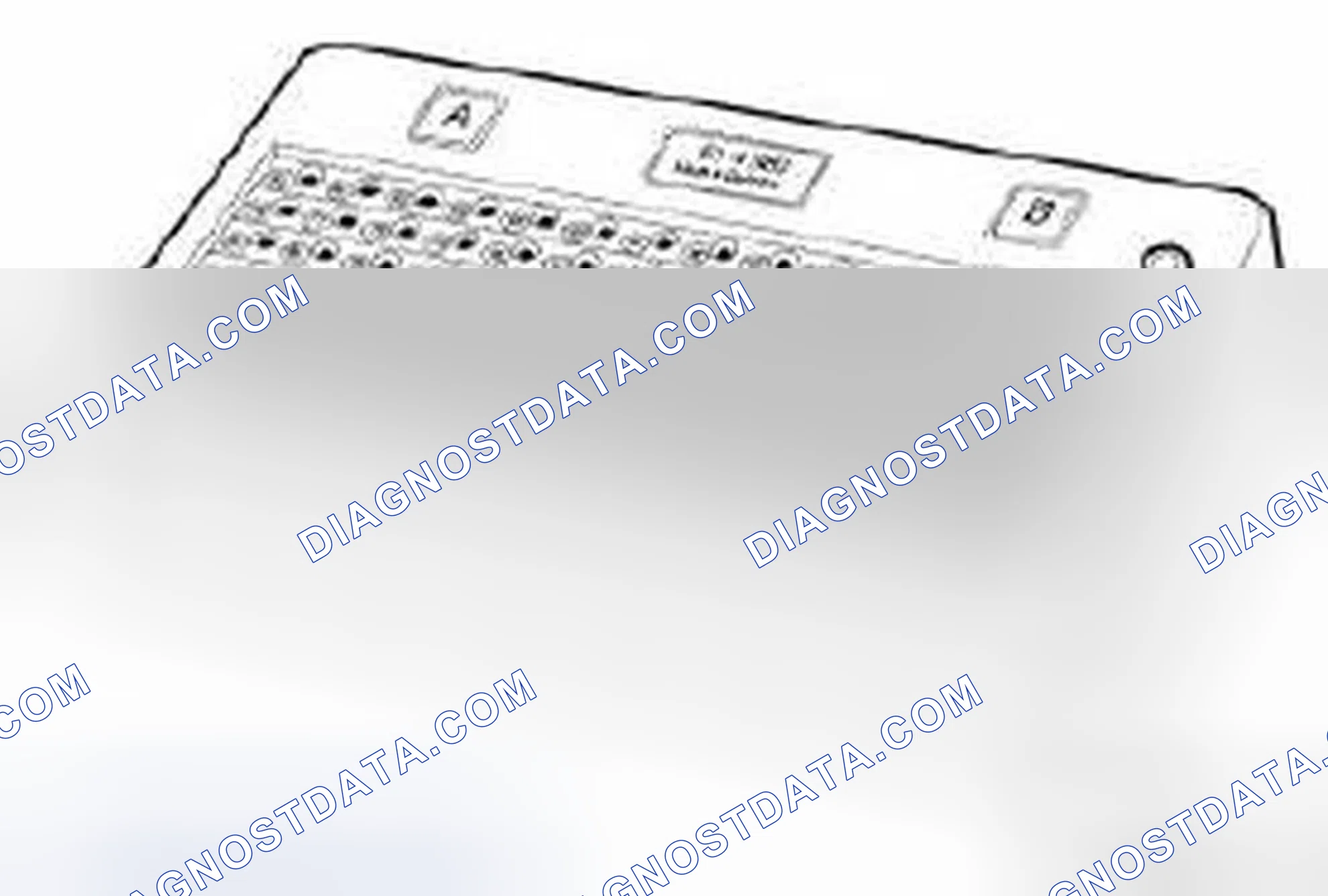 Scheme 233: 61 4 380 Measuring Box, 105-Pin, Complete