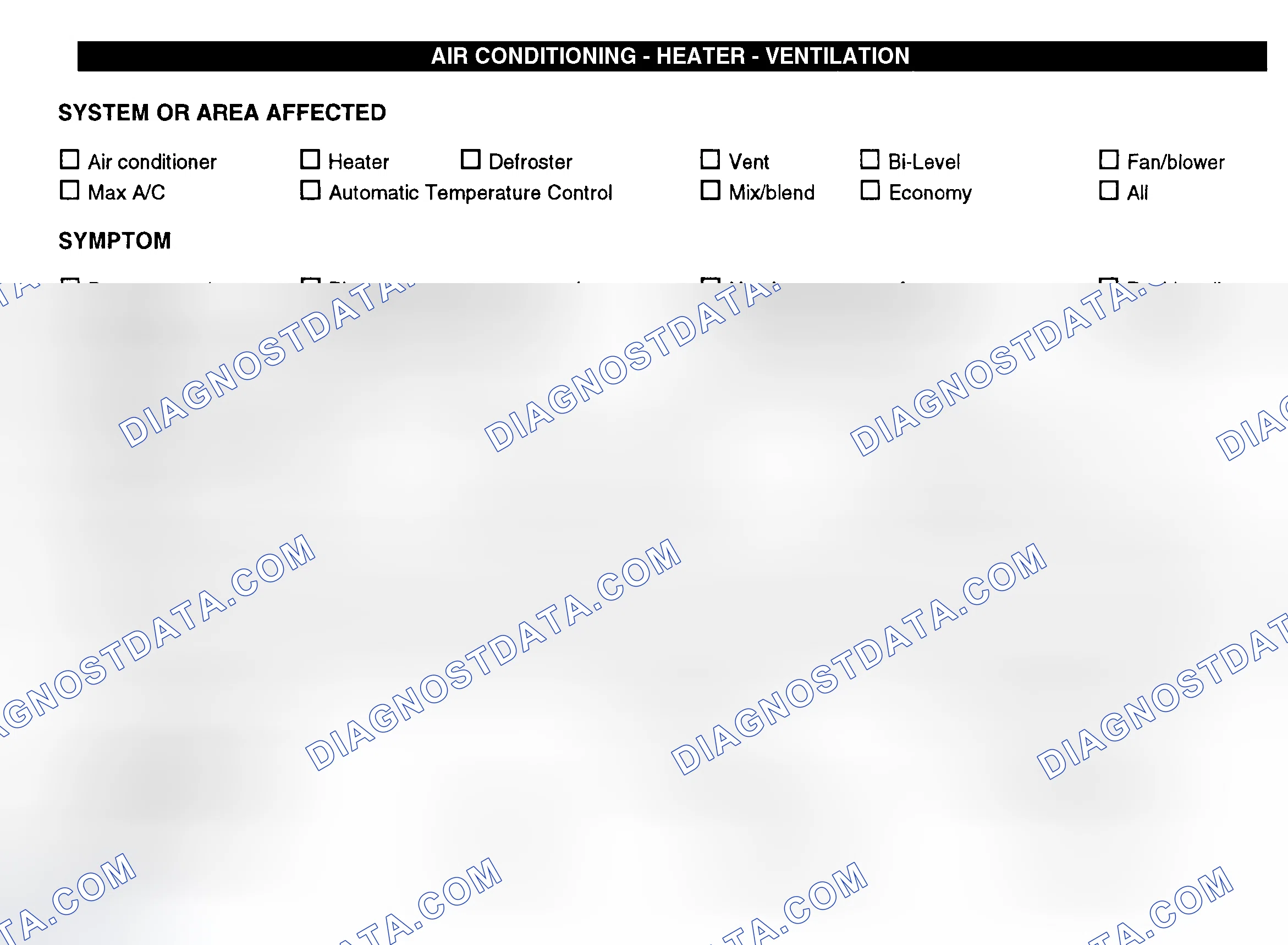 Scheme 8: Air Conditioning, Heater & Ventilation