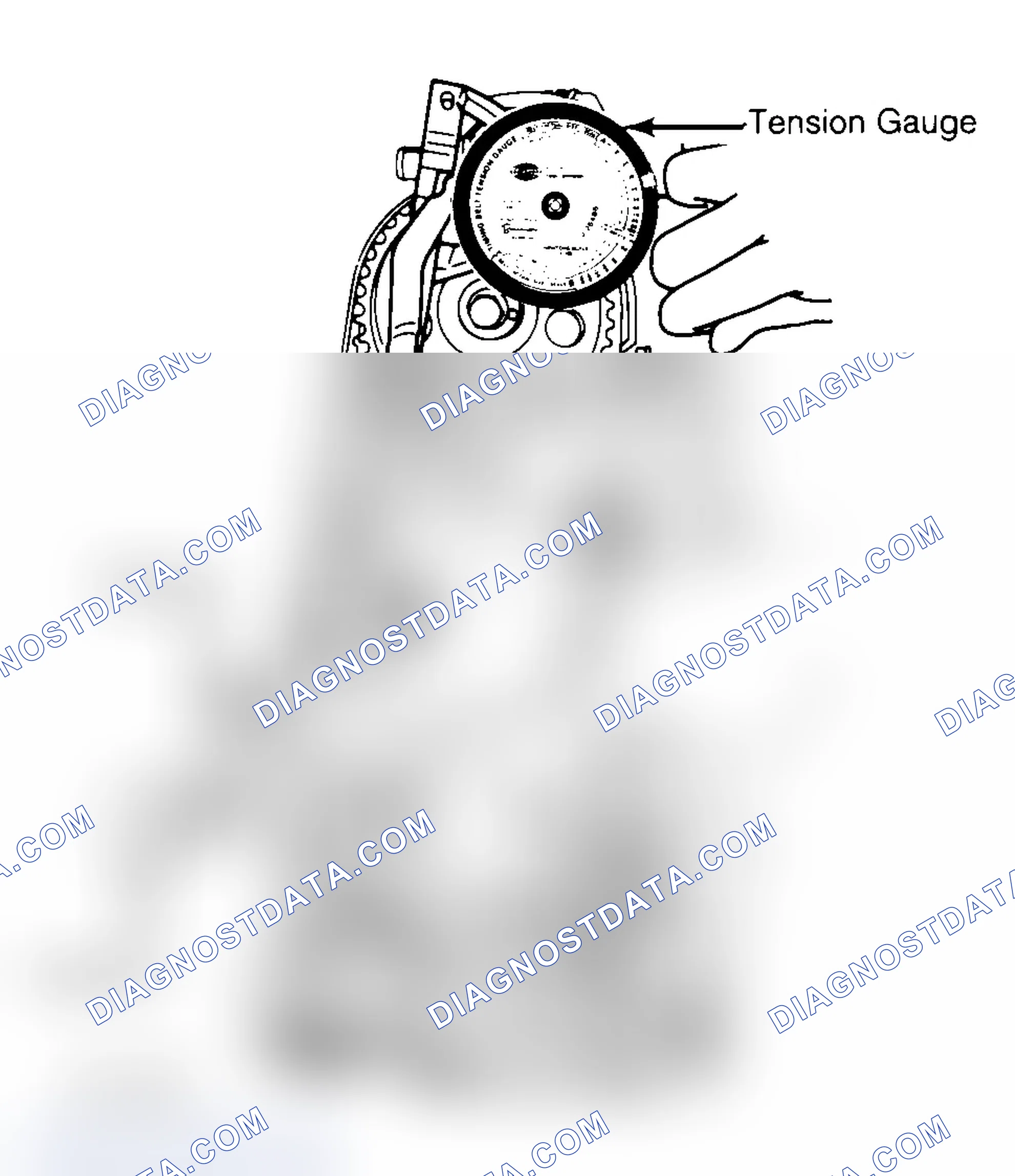 Scheme 28: Adjusting Typical Timing Belt Tension