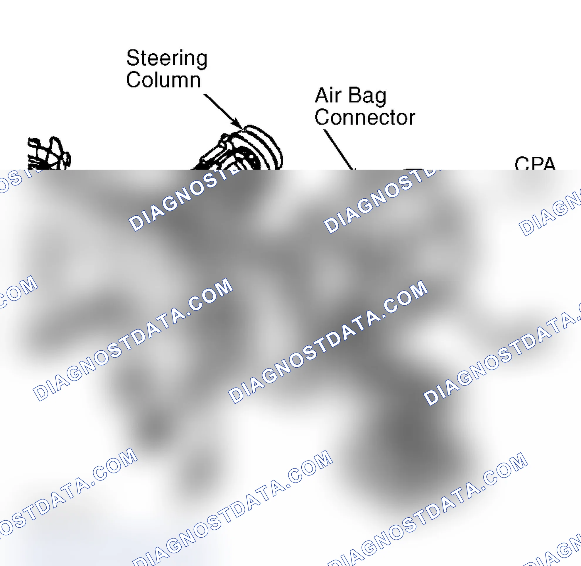Scheme 5: Identifying Driver-Side Air Bag Connector ("N" Body)