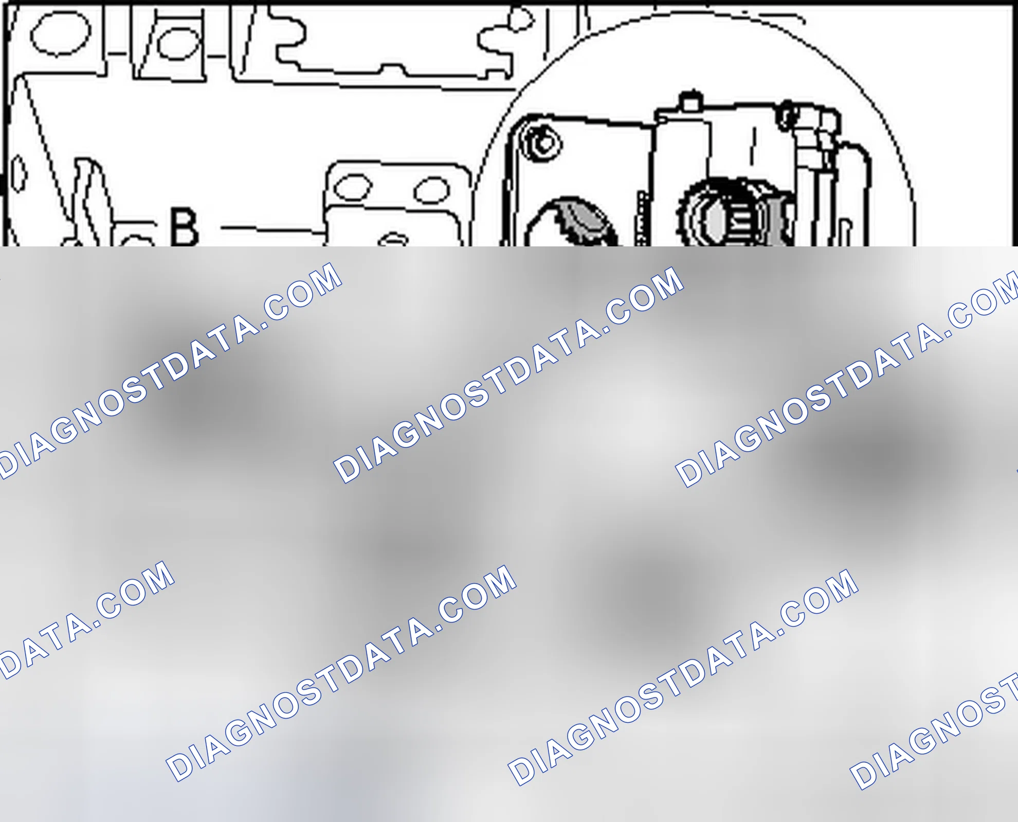Scheme 124: RIGHT REAR UPPER BODY VENT MOTOR -V316