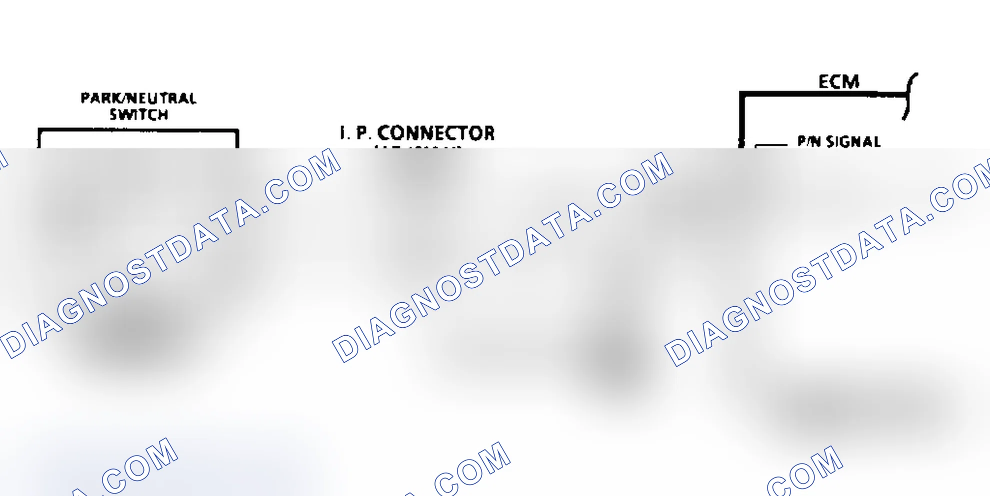Scheme 304: CHART C-1A, PARK/NEUTRAL SWITCH - LIGHT TRUCKS & VANS