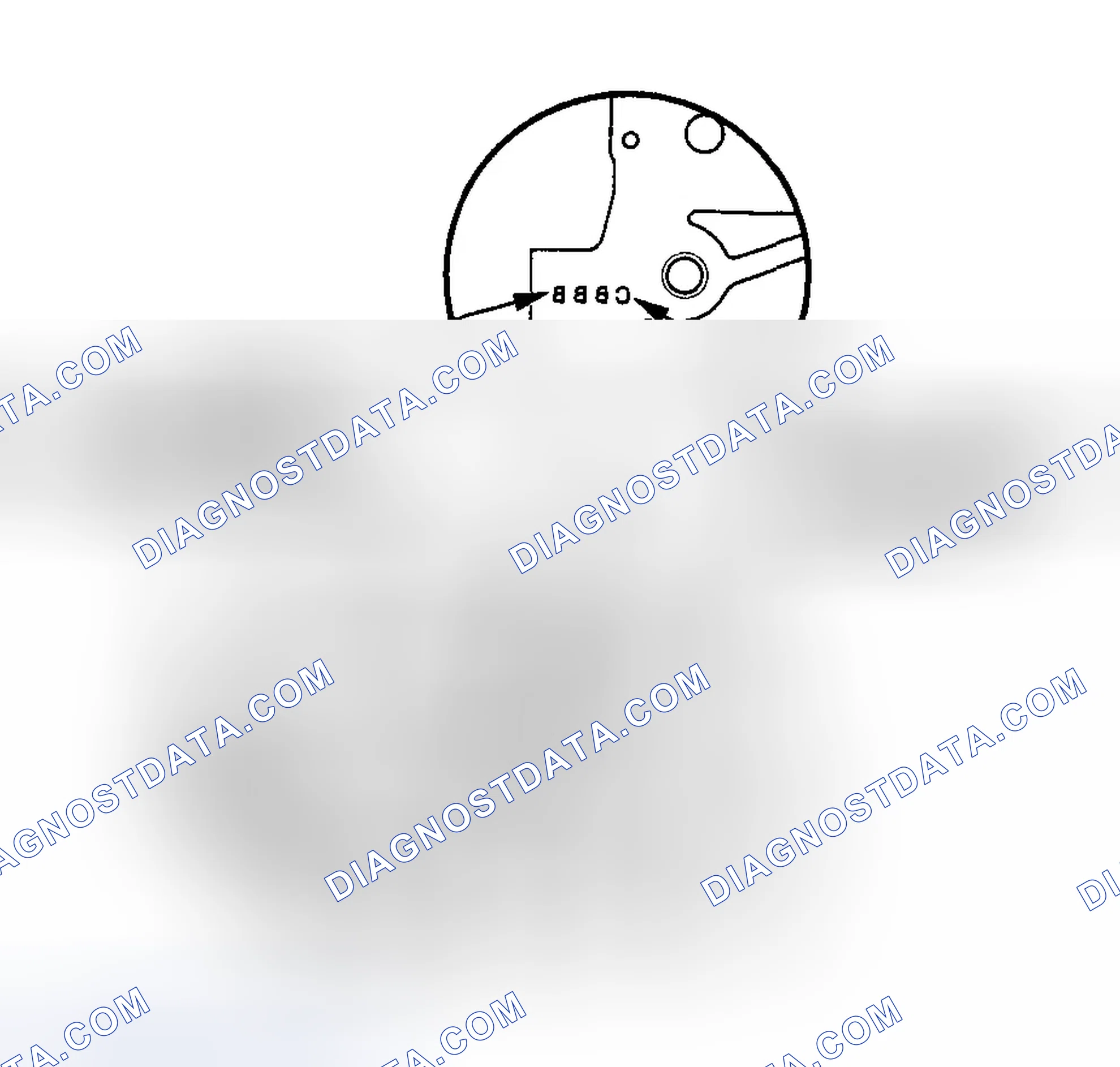 Scheme 440: Crankshaft Bore Code Location