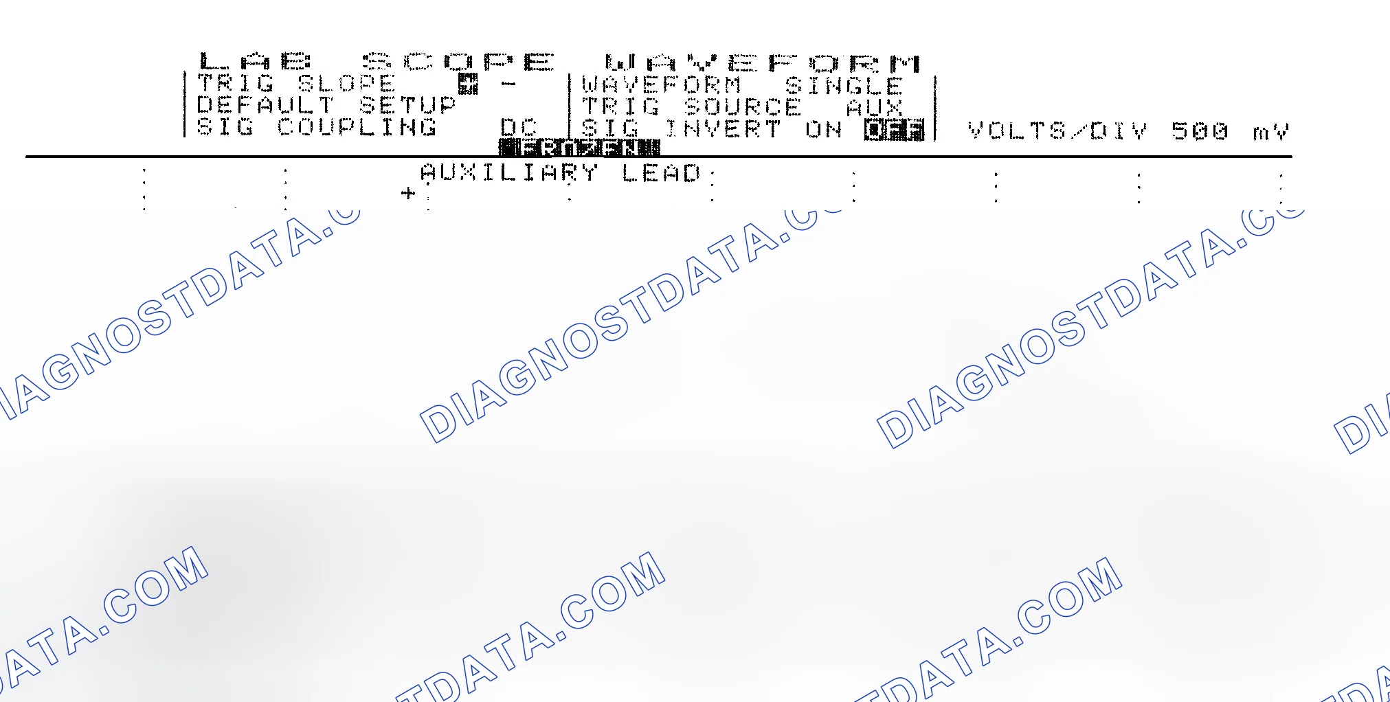 Scheme 14: Single Injector w/Excessive Current Flow - Current Pattern