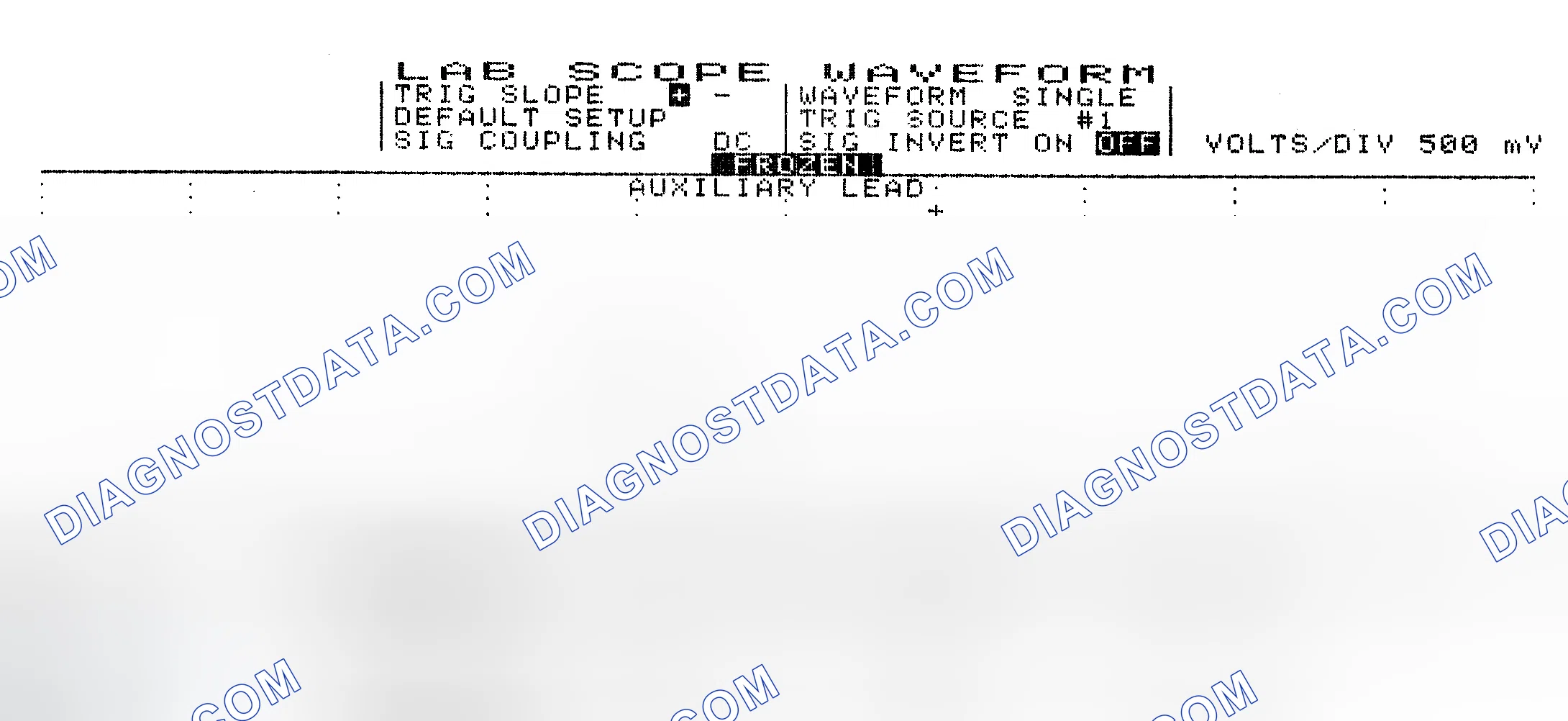 Scheme 10: Single Injector w/Excessive Current Flow - Current Pattern