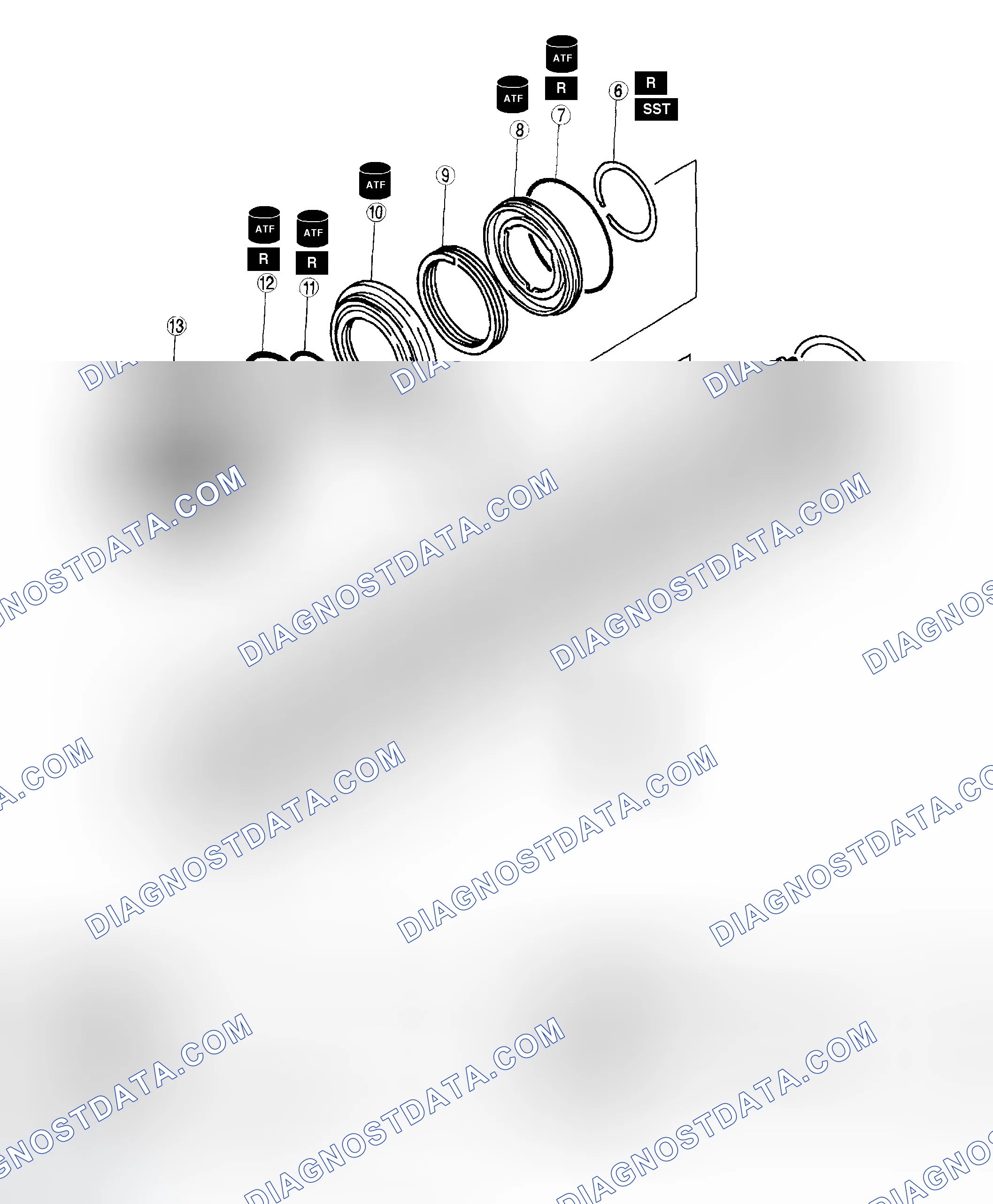 Scheme 315: LOW CLUTCH DISASSEMBLY