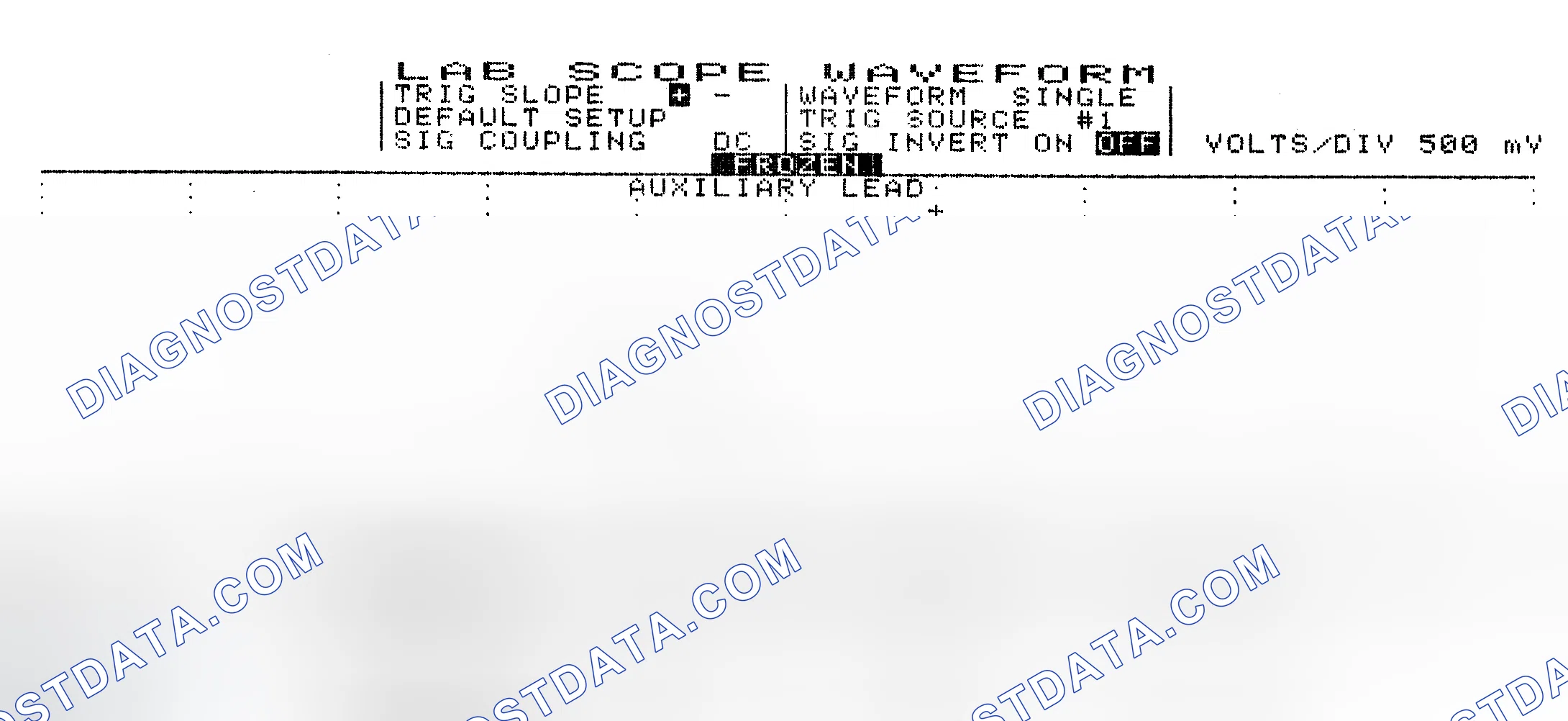 Scheme 10: Single Injector w/Excessive Current Flow - Current Pattern