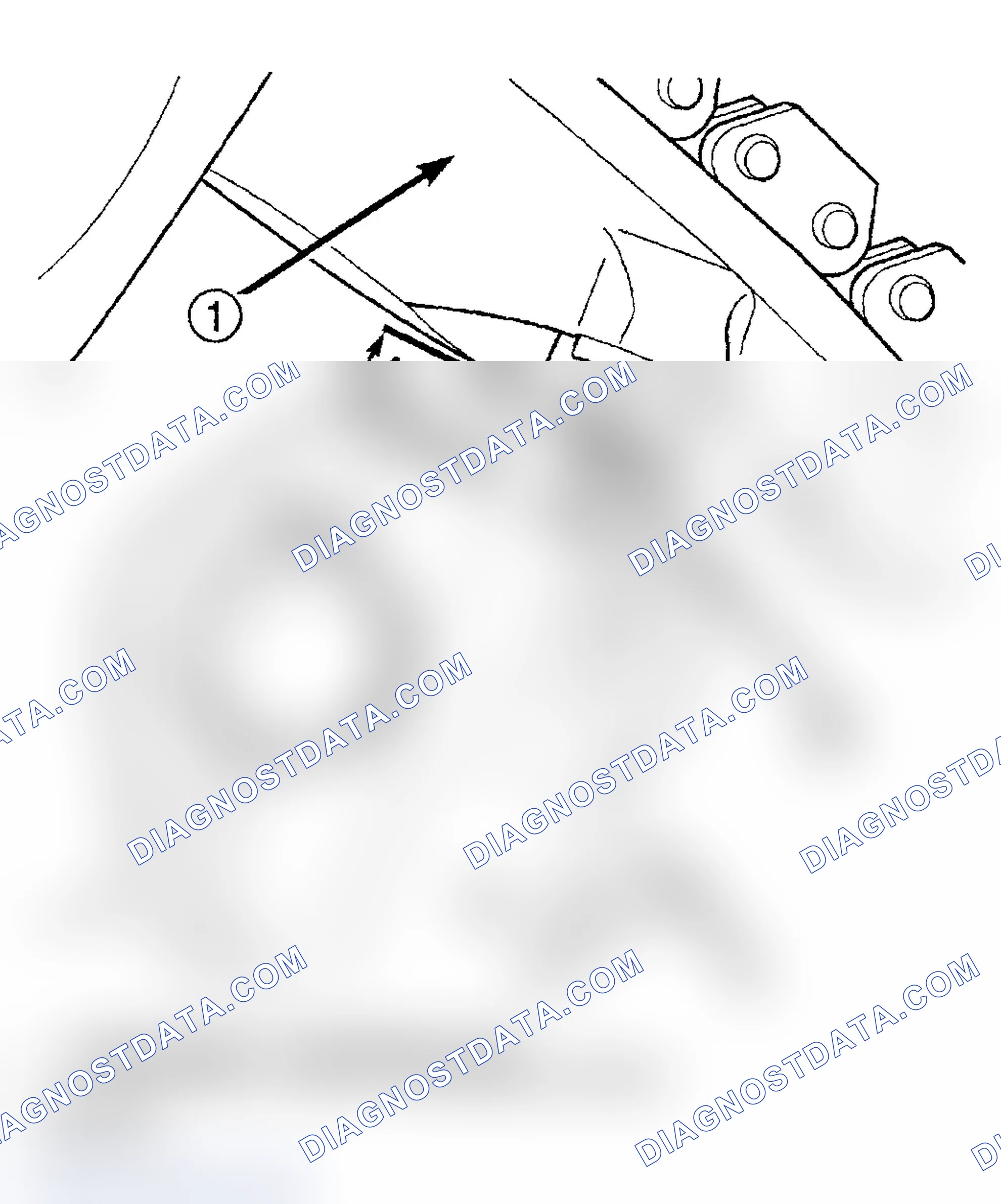 Scheme 311: STANDARD PROCEDURE - MEASURING TIMING CHAIN WEAR
