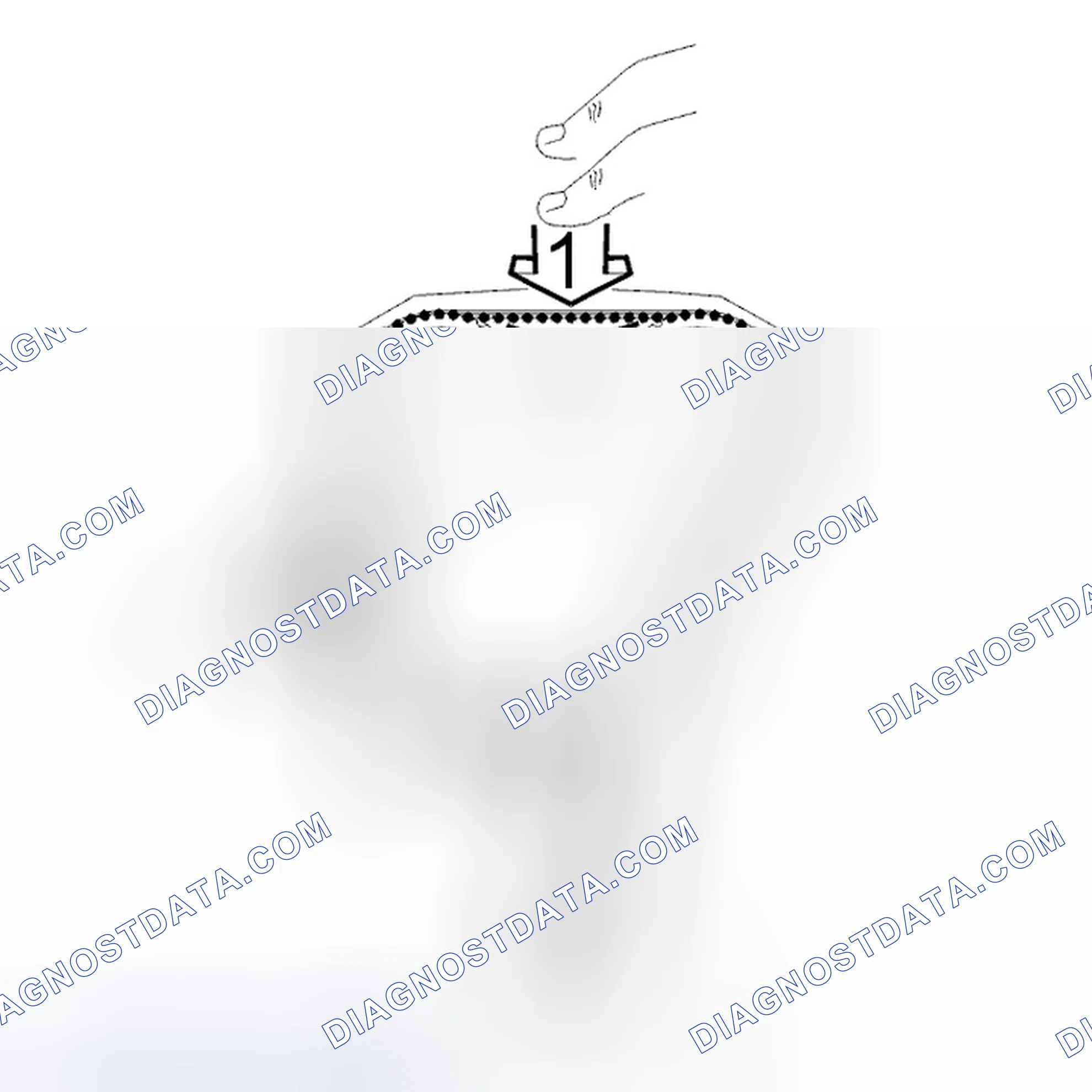 Scheme 315: Checking the markings and belt tension