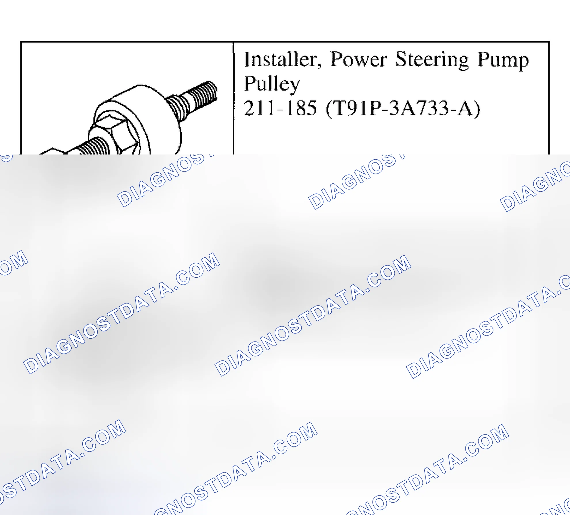 Scheme 737: Special Tool(s)