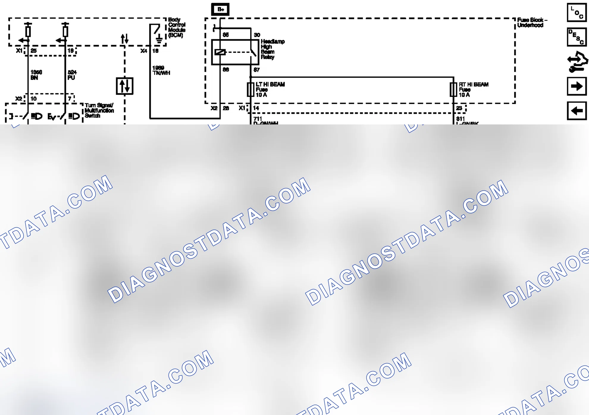 Scheme 2: High Beams (Except TSH or T26)
