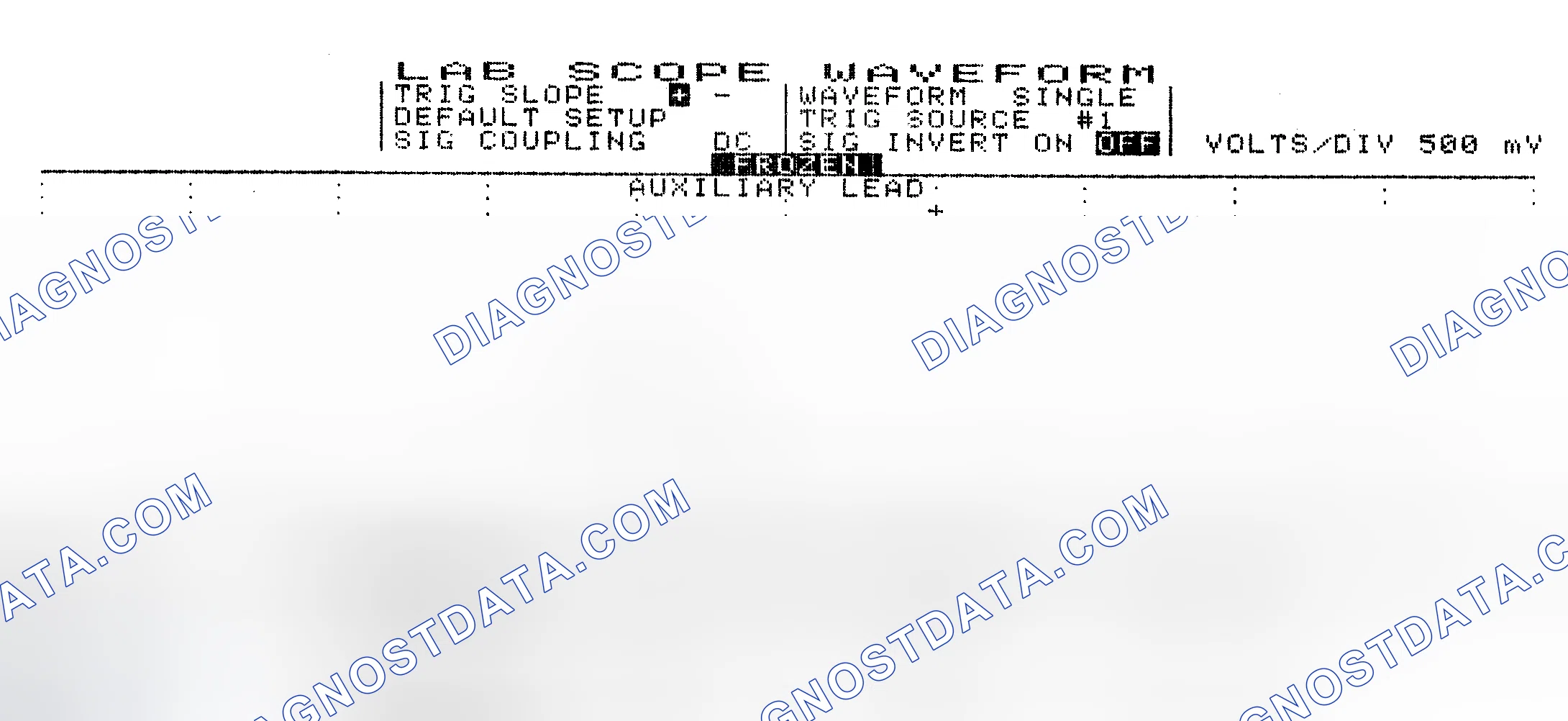 Scheme 10: Single Injector w/Excessive Current Flow - Current Pattern